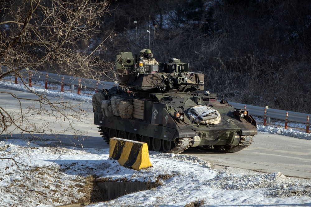 U.S. Army and South Korean Army take part in Exercise Warrior Strike IX in South Korea in December