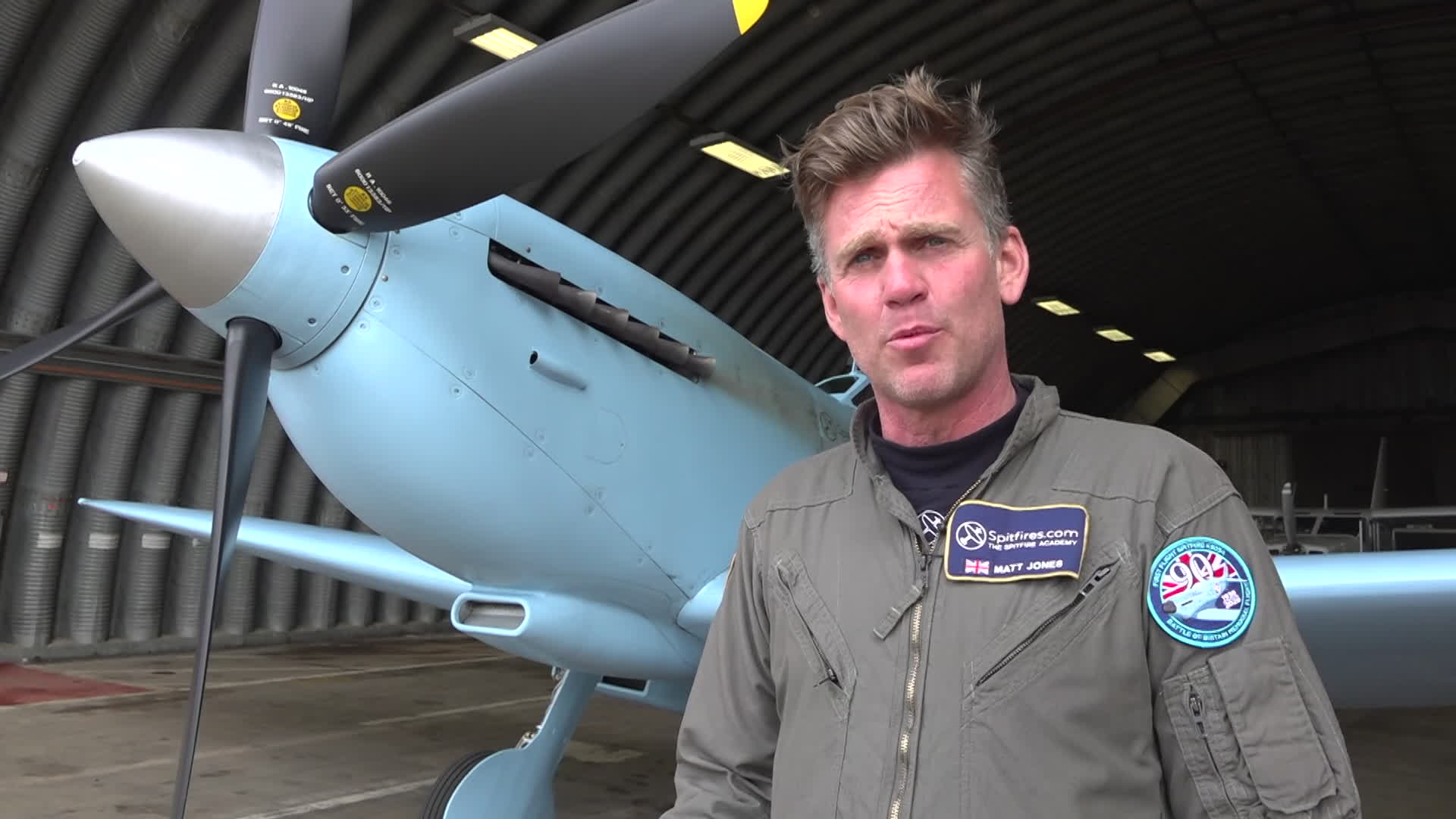 The first Spitfire flew with a two-bladed propeller which transitioned to three and then four - made in wood