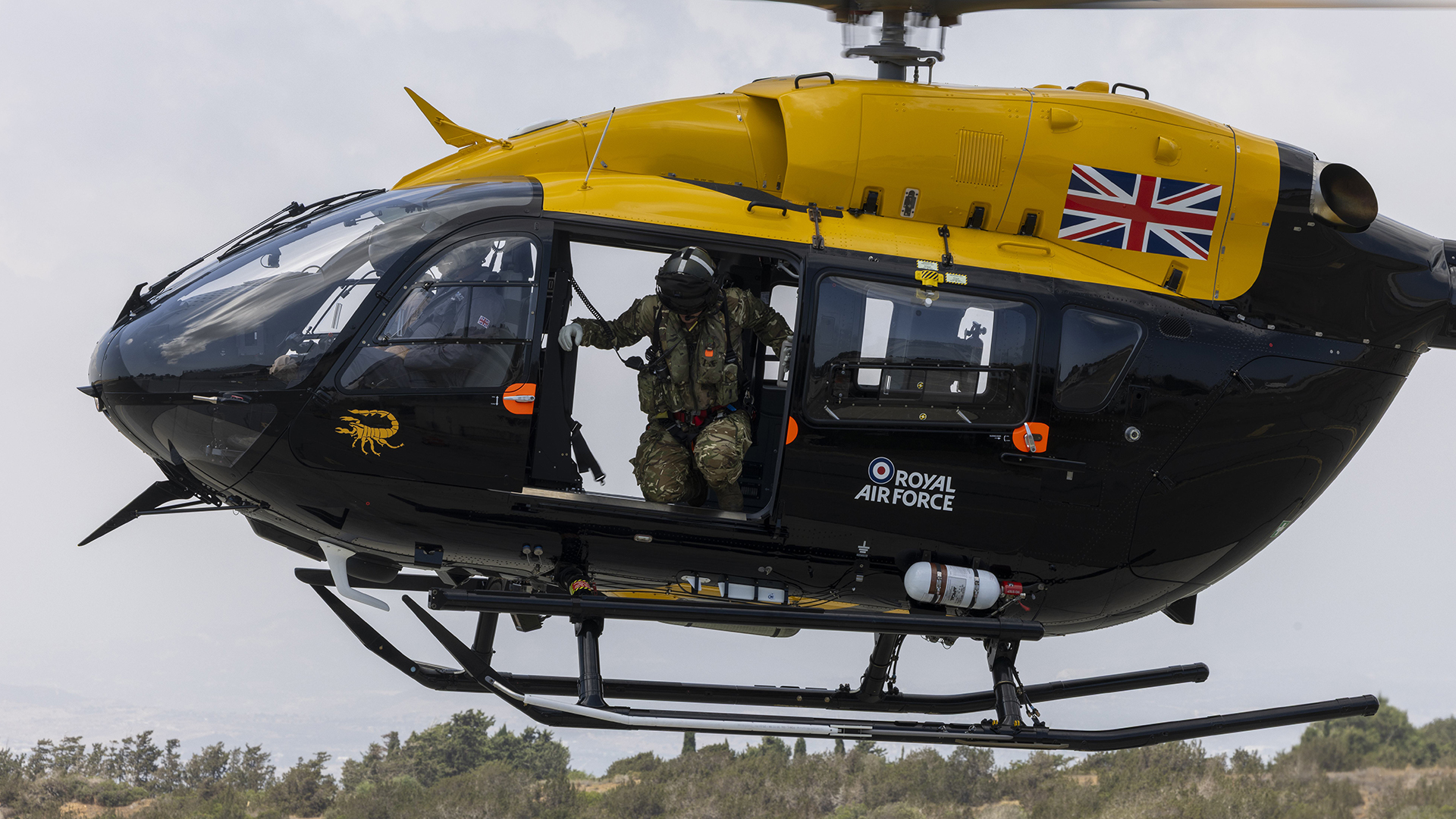 Chinooks picked up the firefighting role vacated by the Puma, and the baton will pass to the three Jupiters for the 2027 wildfire season (Picture: MOD)