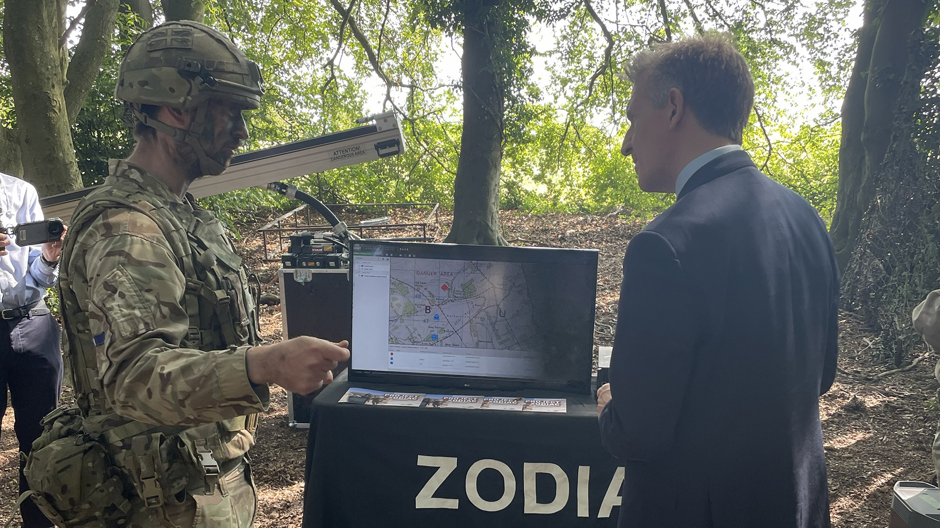 The combat laboratory will use simulation, live systems and analytics to assess operations, spot patterns and monitor performance (Picture: BFBS)