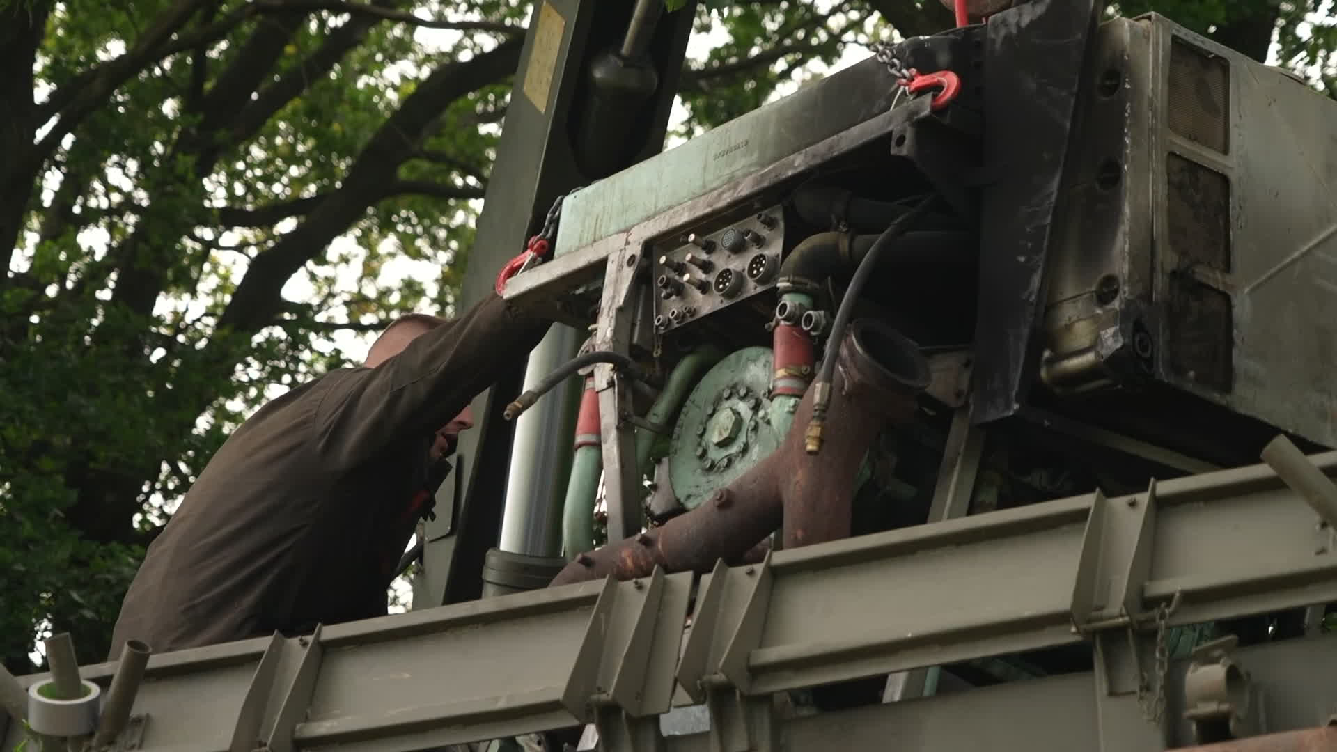 While the Ukrainians tend to call all their FV432s Bulldogs, the official Bulldog upgrade includes a new engine, better protection and uprated suspension (Picture: BFBS)