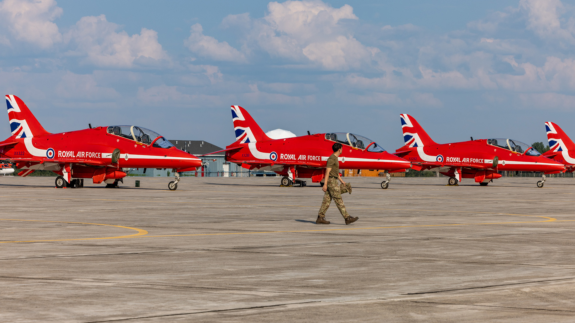 It is expected that the group will be able to cross the Atlantic from later this week based on better weather conditions forecast (Picture: RAF)