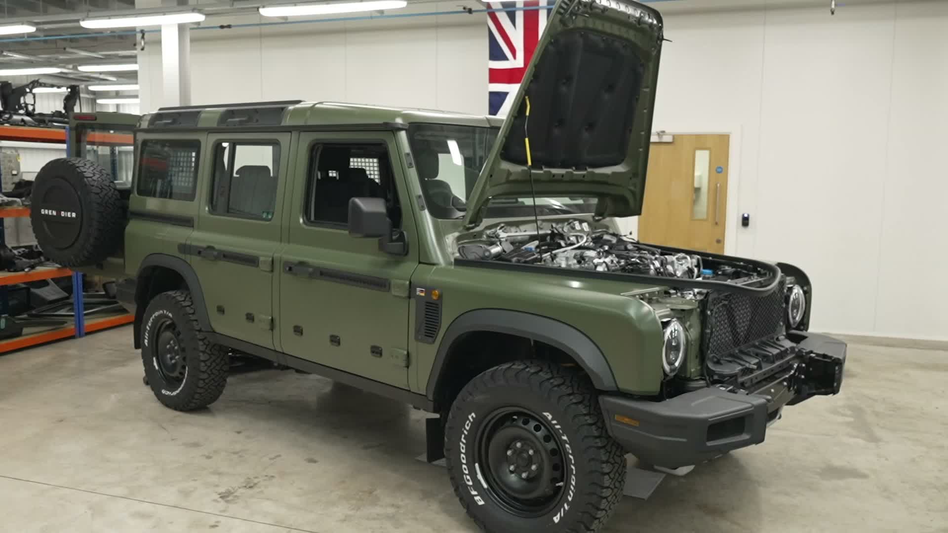 One of nine Ineos variant of the Grenadier offered to the MOD