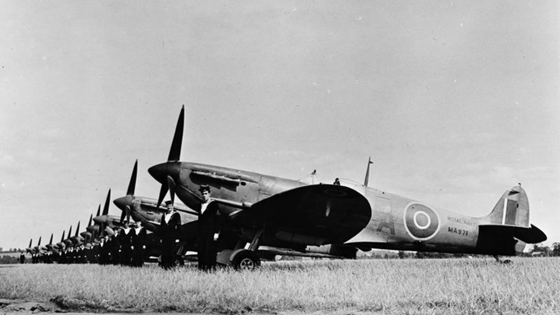 The Seafire had problems due to its narrow-track undercarriage, making carrier take-offs and landings very difficult (Picture: Imperial War Museum)