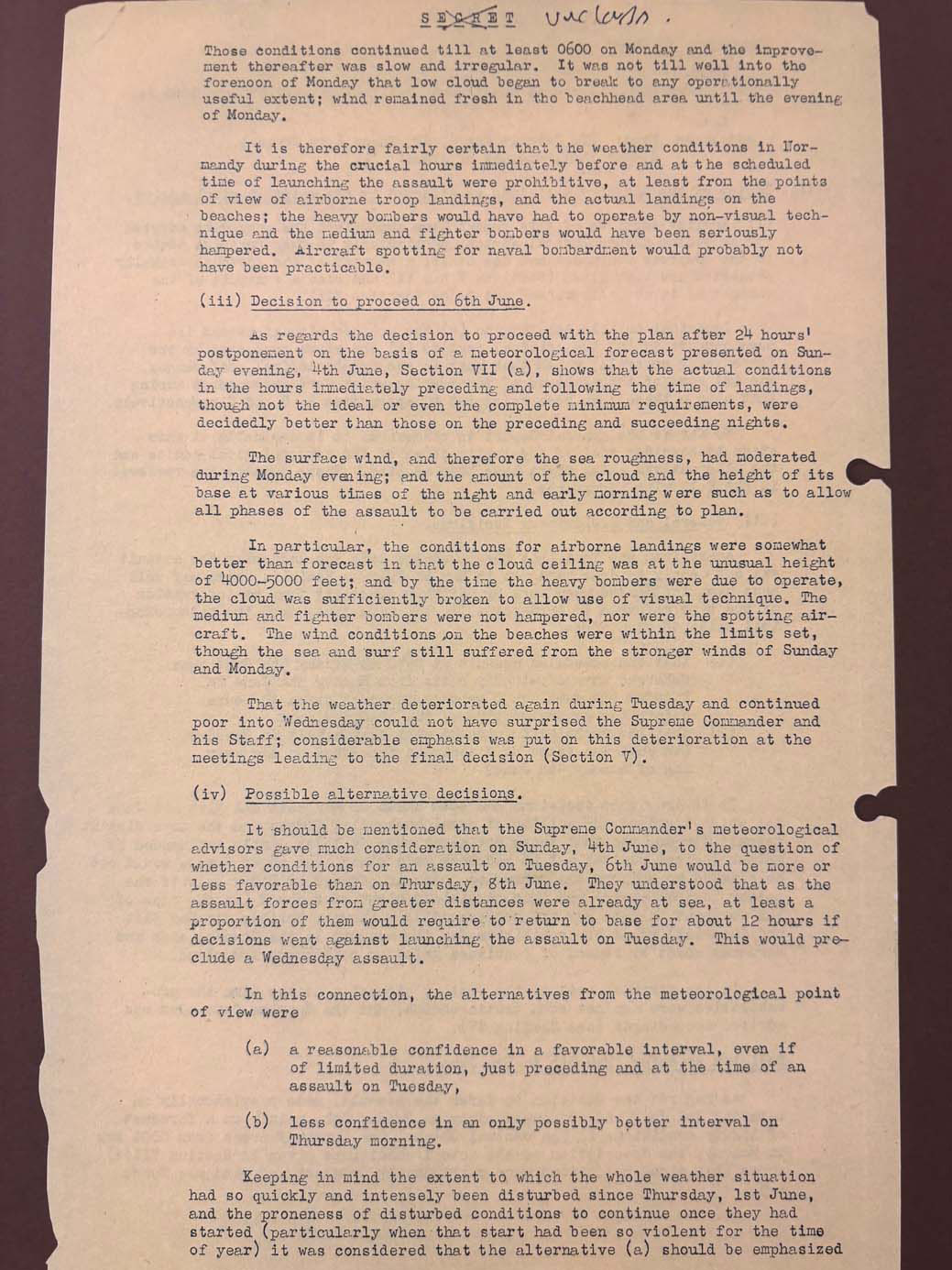 "[The documents] demonstrate how critical environmental intelligence was to military decision-making during WW2" Lt Cdr David Gayle OiC HMTU (Picture: MOD)