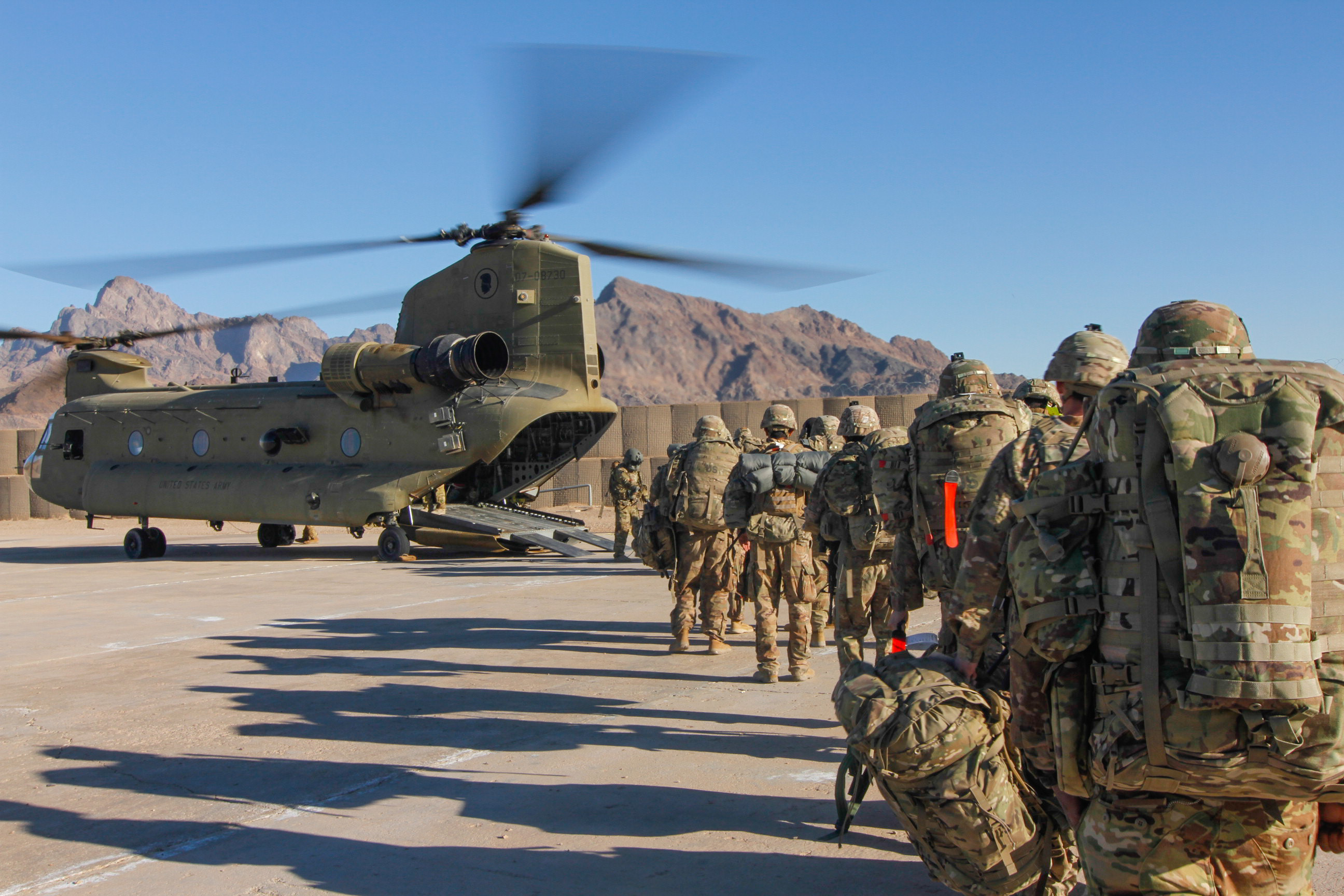 US troops from the 101st Airborne Division (Picture: US Department of Defense).