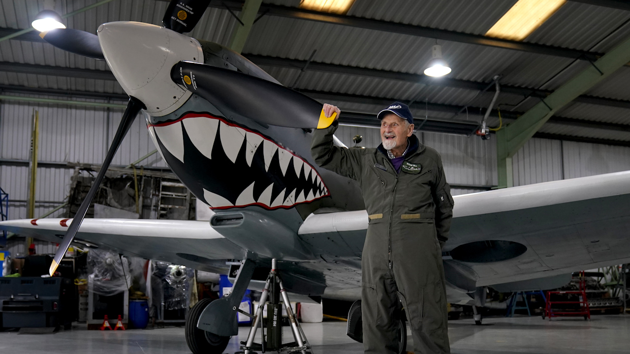 RAF pilot Jack Hemmings flew in Indie during the Second World War (Picture: PA).