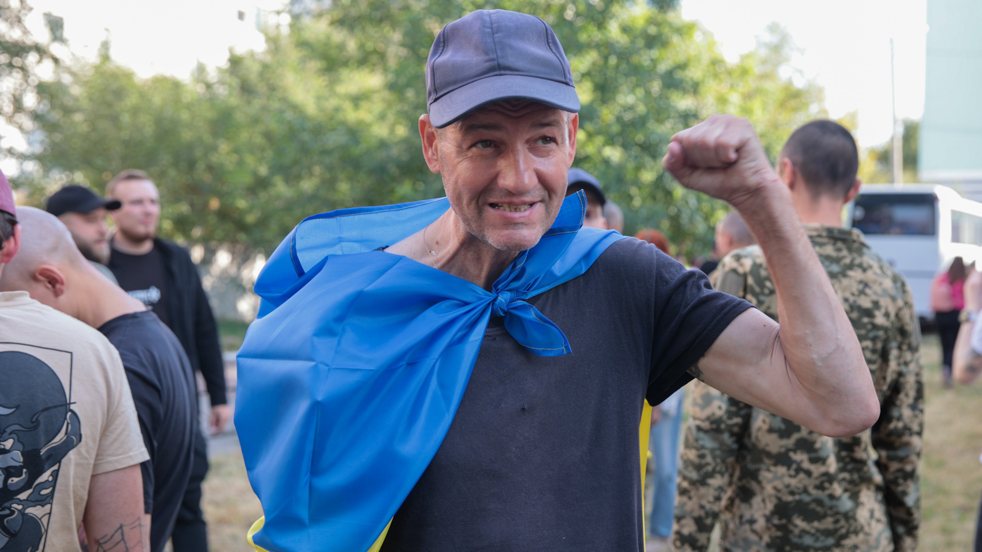 In the second exchange, 103 prisoners each were exchanged by Russia and Ukraine (Picture: National Guard of Ukraine)