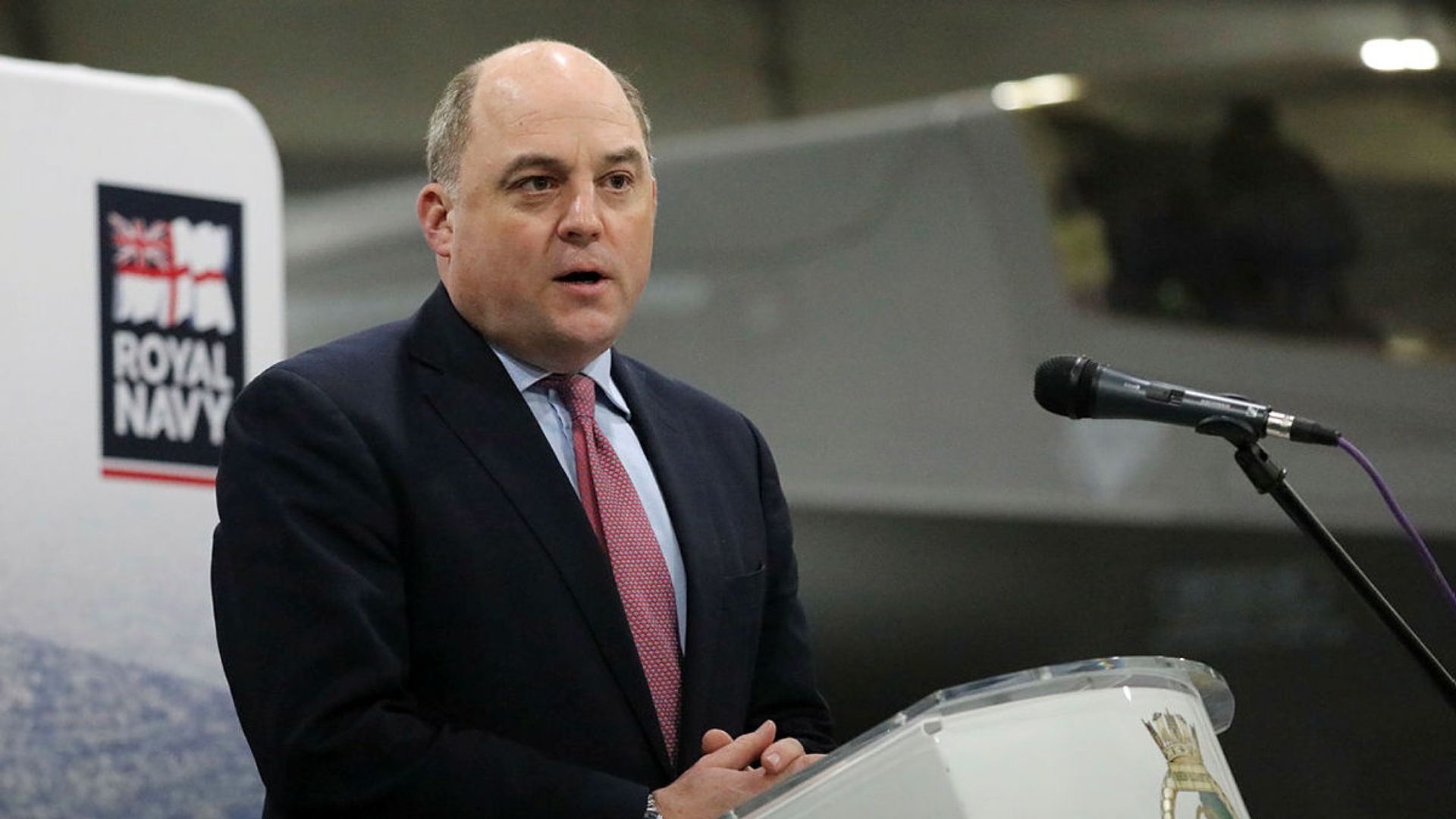 "It's not enough to say we see you and then let almost on the same day, let a Russian shadow tanker bimble down the channel", argued Mr Wallace