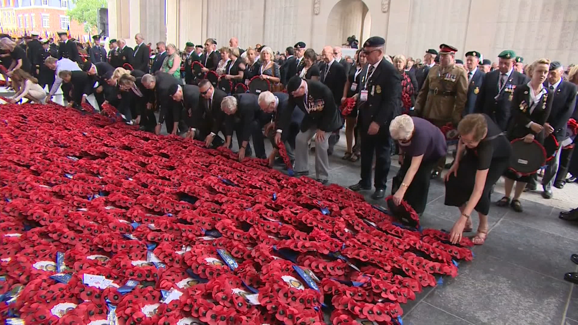 1100 wreaths were laid at Menin Gate (Picture: Royal British Legion).