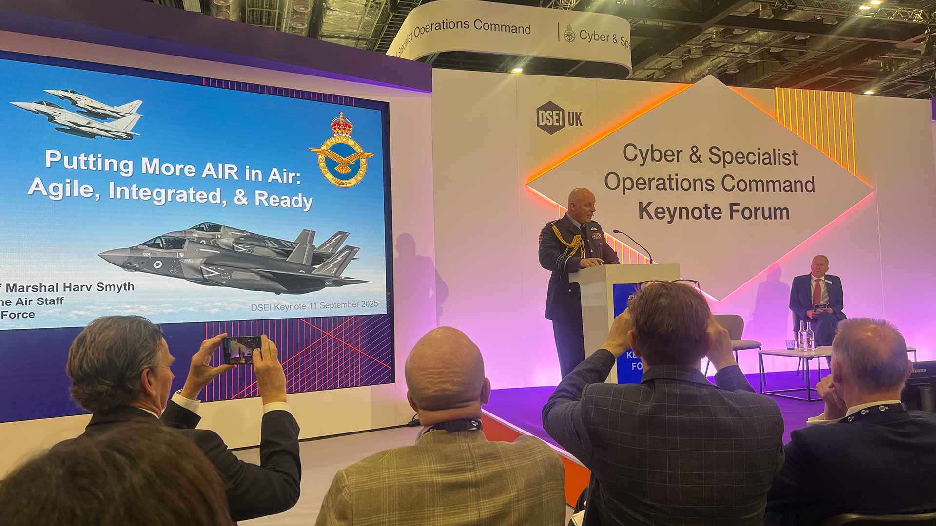 In his first speech as Chief of the Air Staff, Air Chief Marshal Harv Smyth said we are living through "the most perilous period" of his 35-year military career