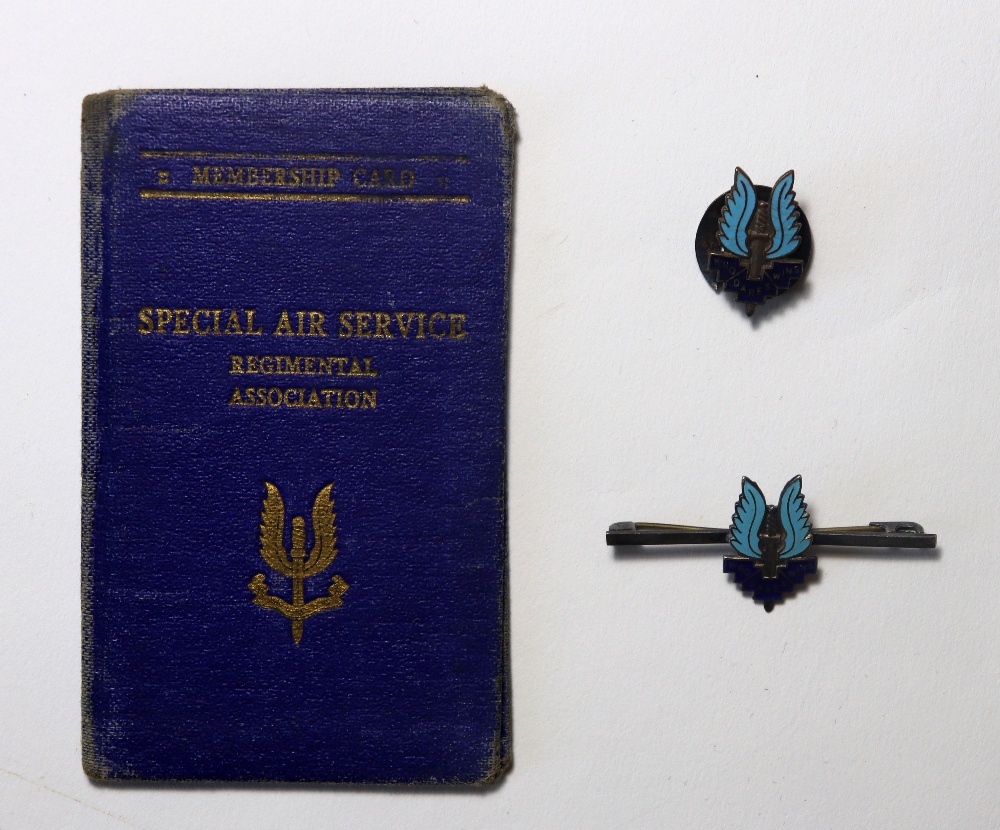 L/Cpl Cooke SAS Membership Card