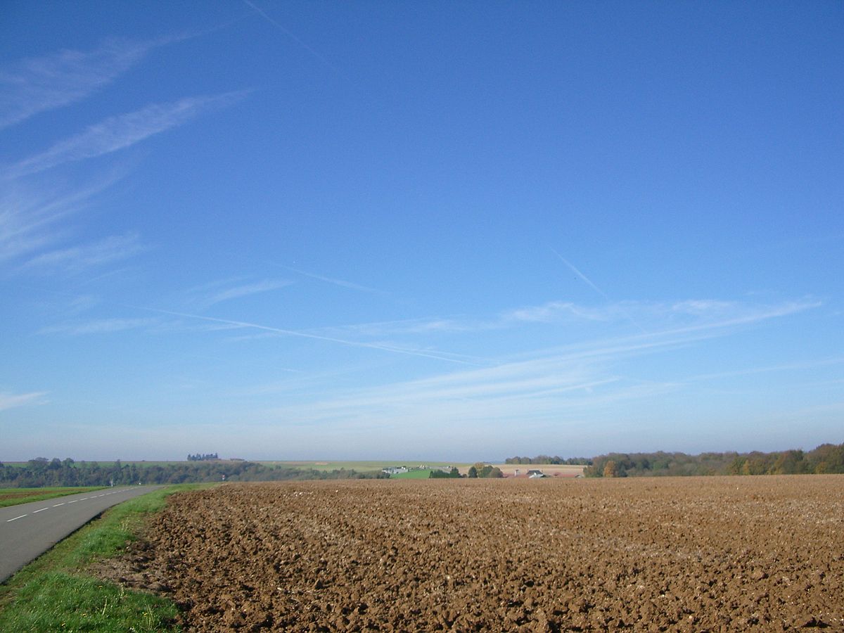 The Chemin des Dames, the area where Nivelle’s offensive took place (image: Rémih)