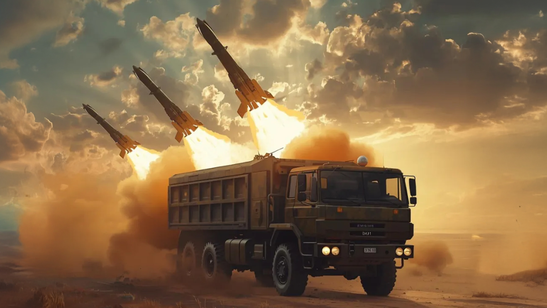 An artist's impression of how the Project Nightfall ballistic missile system might look