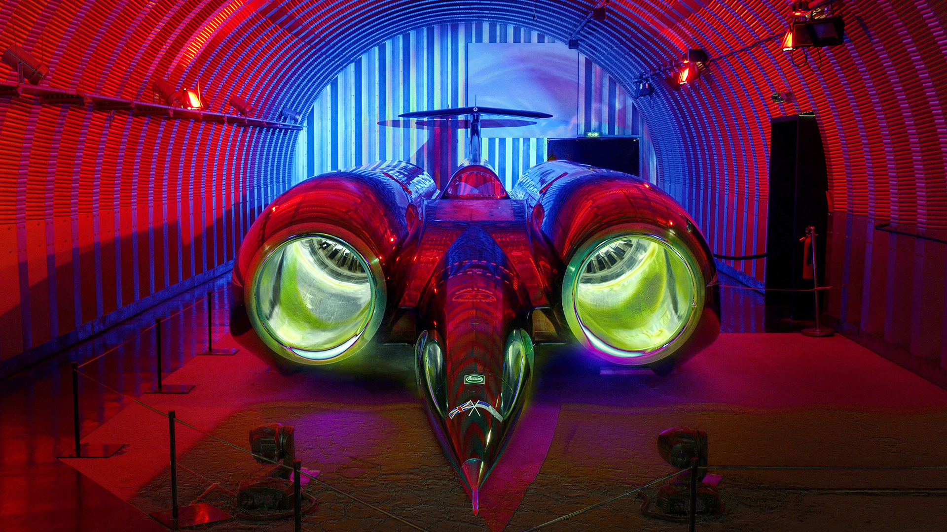 The Phantom and Tornado pilot broke the world land speed record on 15 October 1997 with ThrustSSC, which achieved a speed of 763mph (Picture: Alamy)