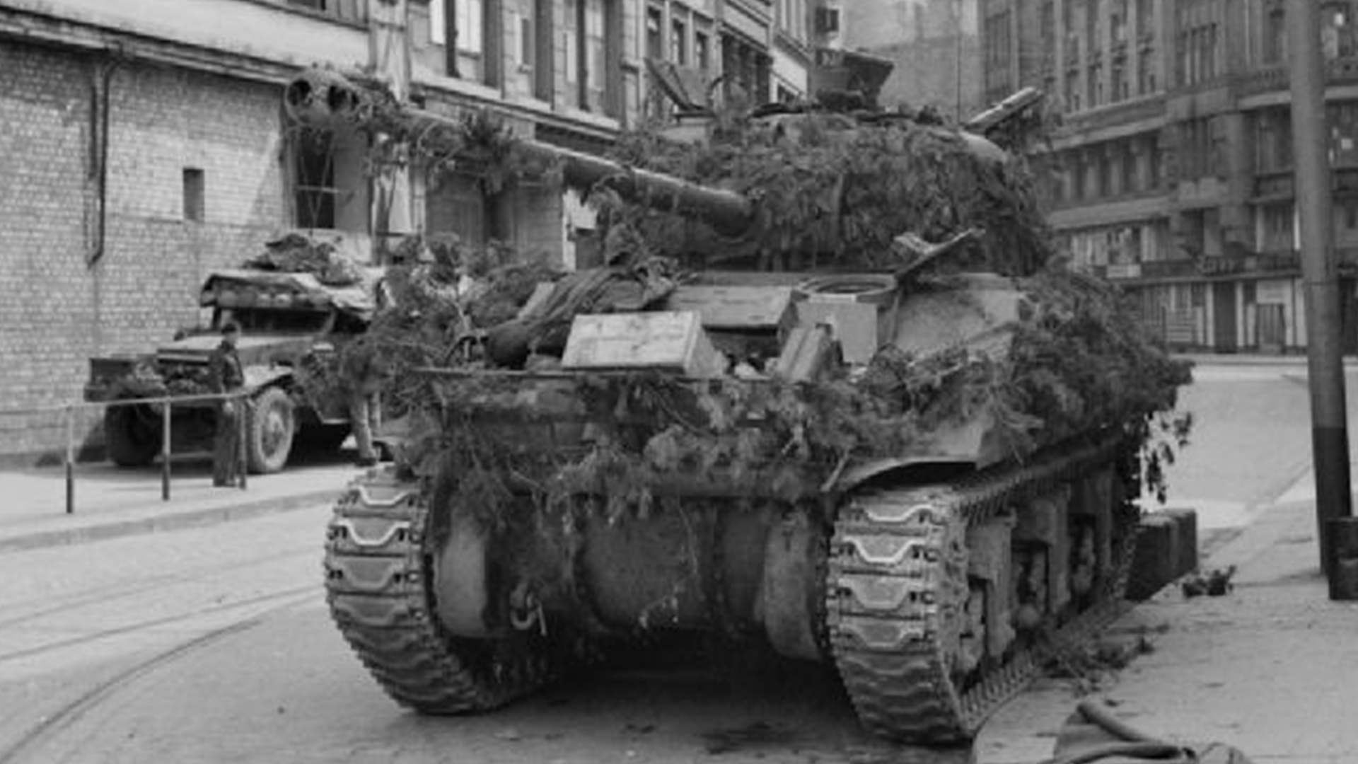 This Sherman Firefly saw action in Hamburg, but had Eclipse gone ahead it could have been used in the German capital too (Picture: Imperial War Museum)
