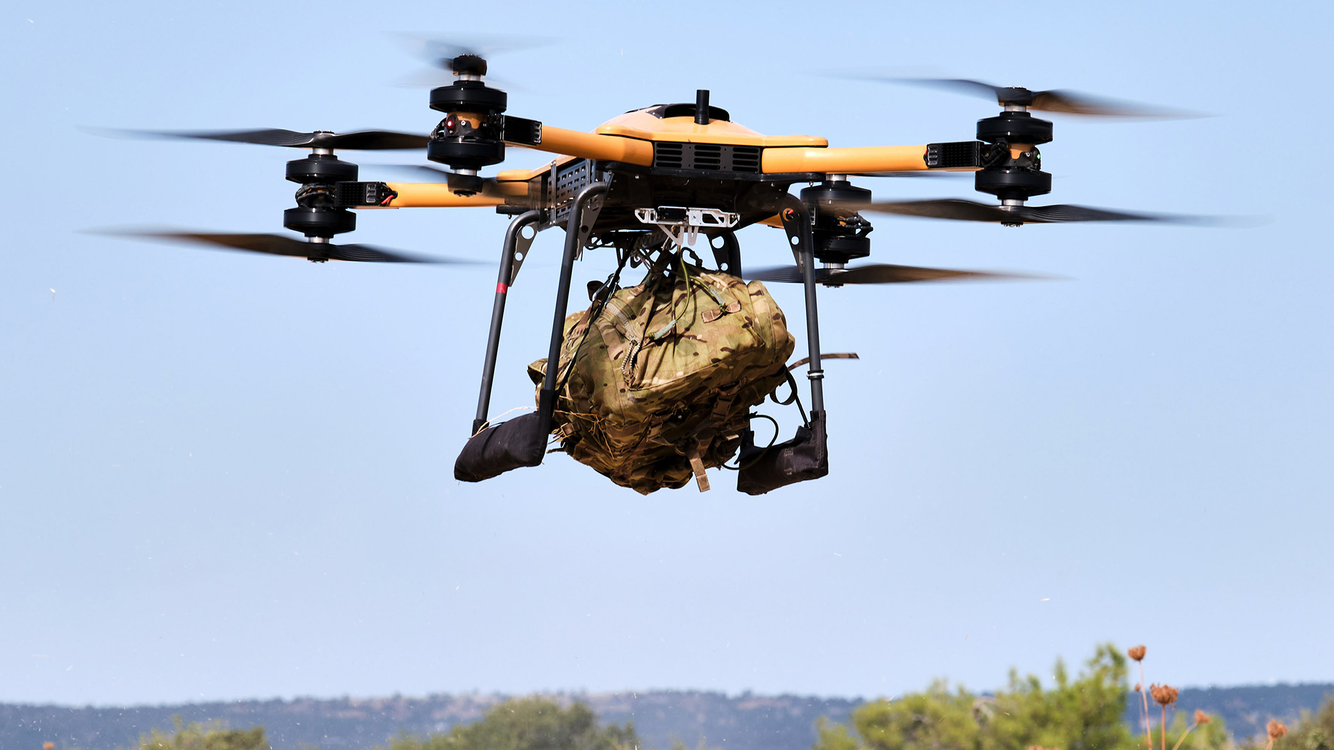 This Malloy makes light work of a heavily laden bergen - it can haul payloads up to 68kg (Picture: MOD)