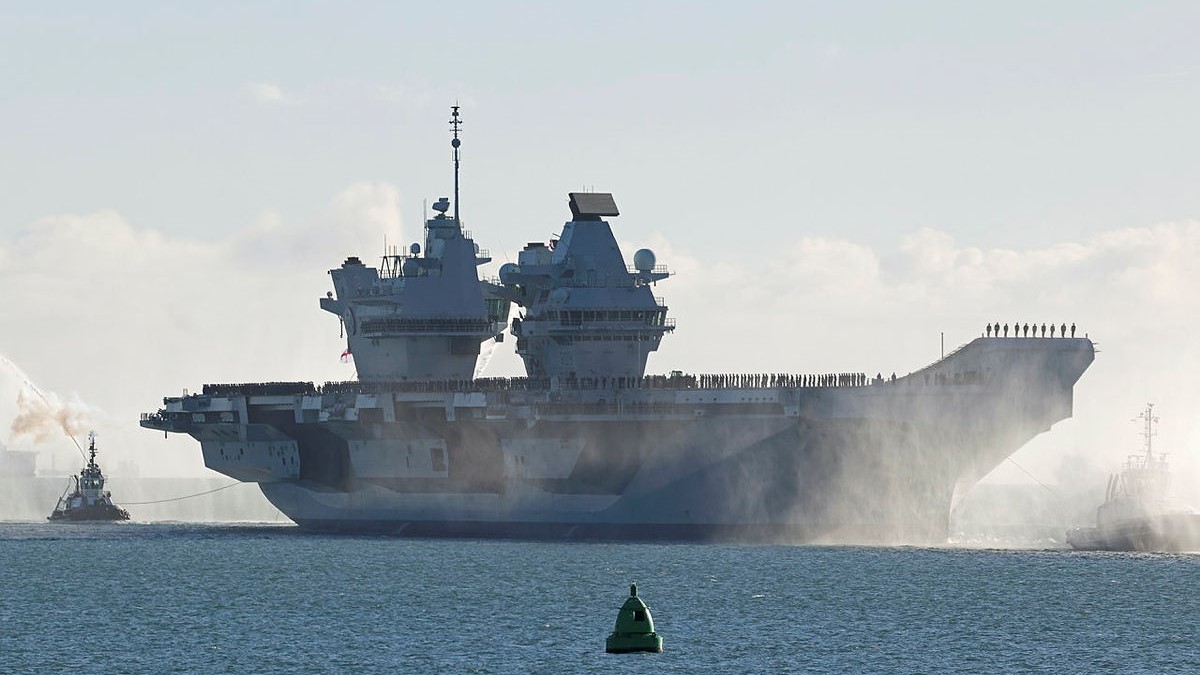 HMS Prince of Wales arrives back after CSG25