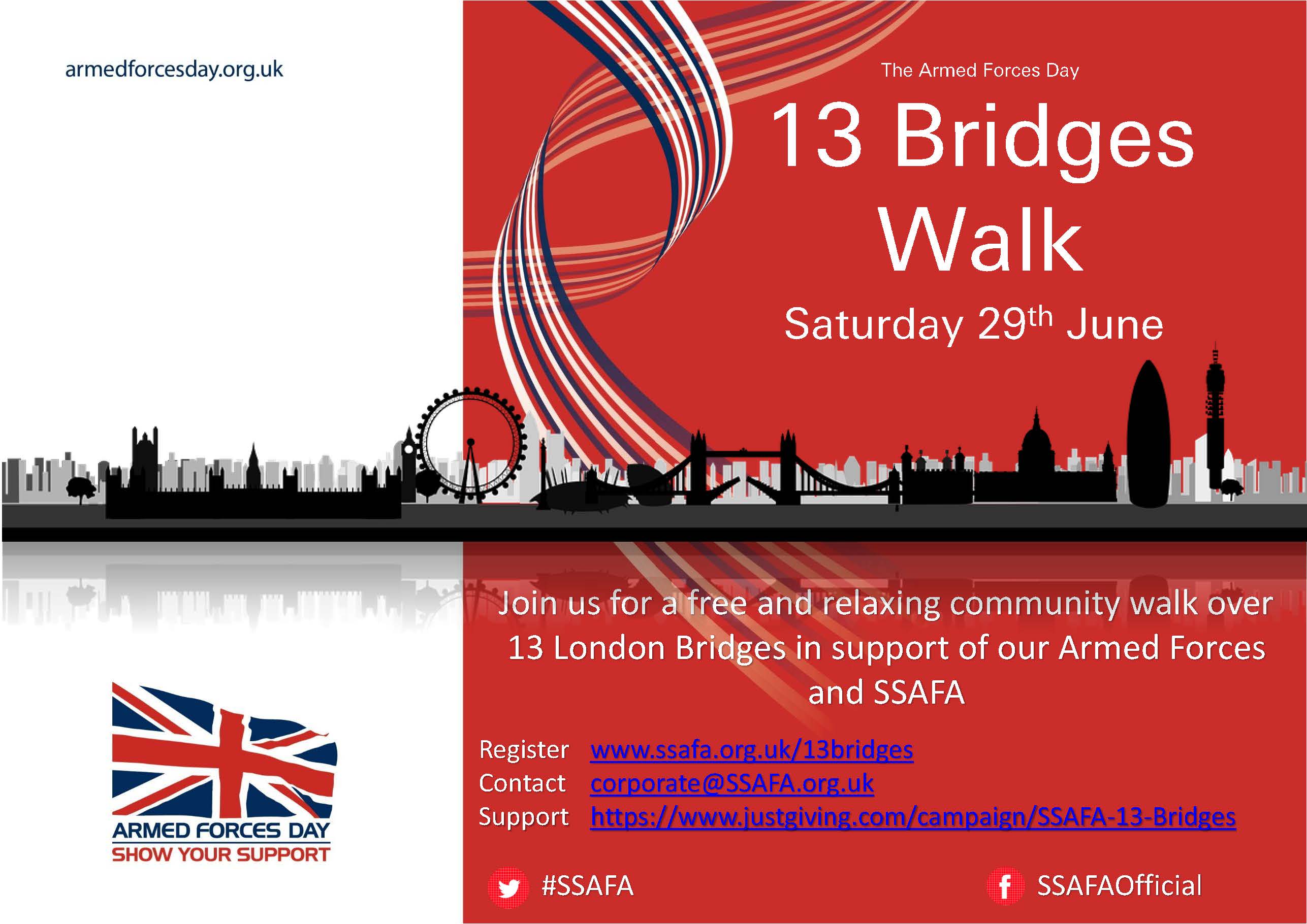 13 bridges walk poster