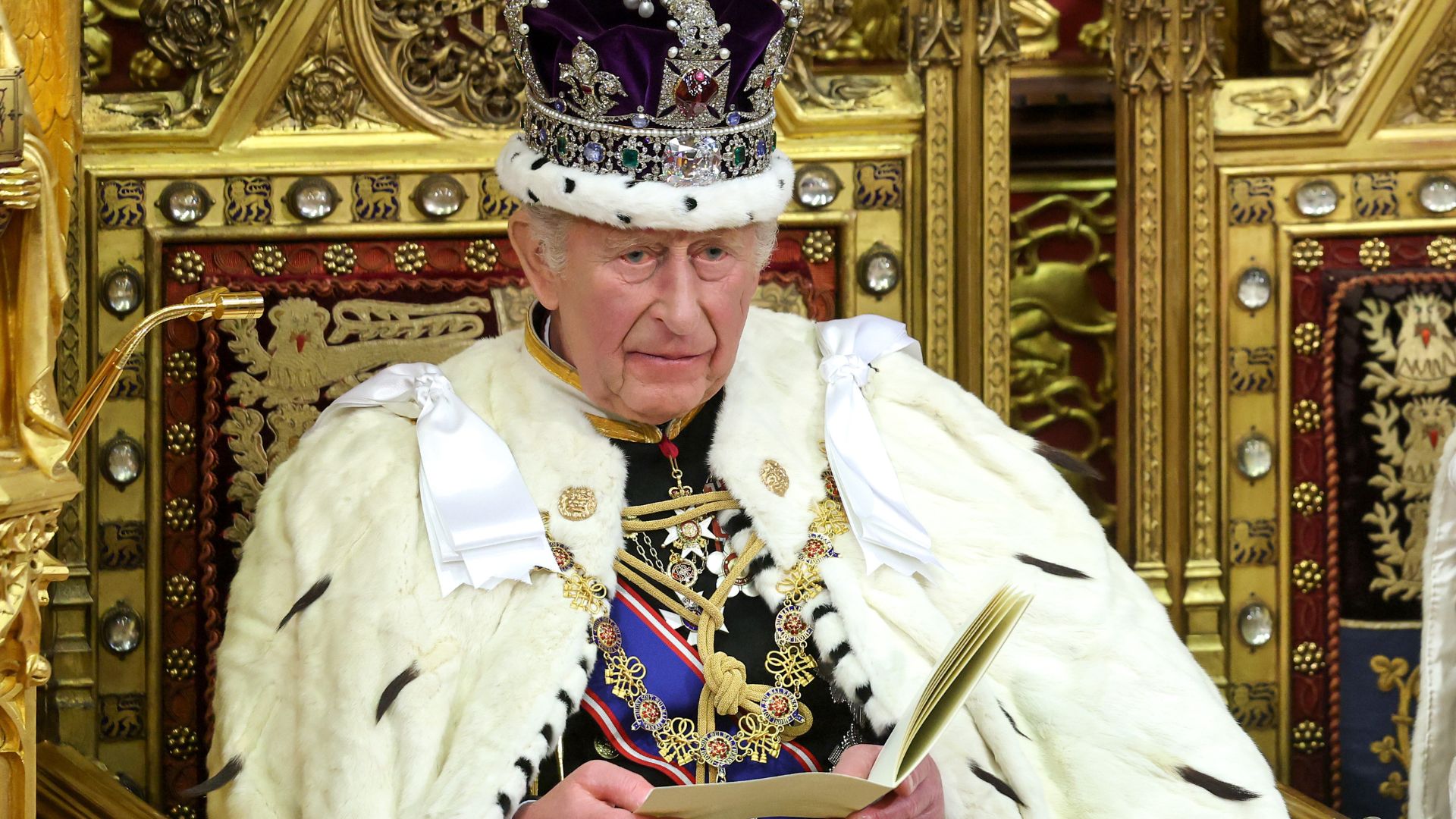 King Charles delivered the speech in parliament announcing the government's agenda
