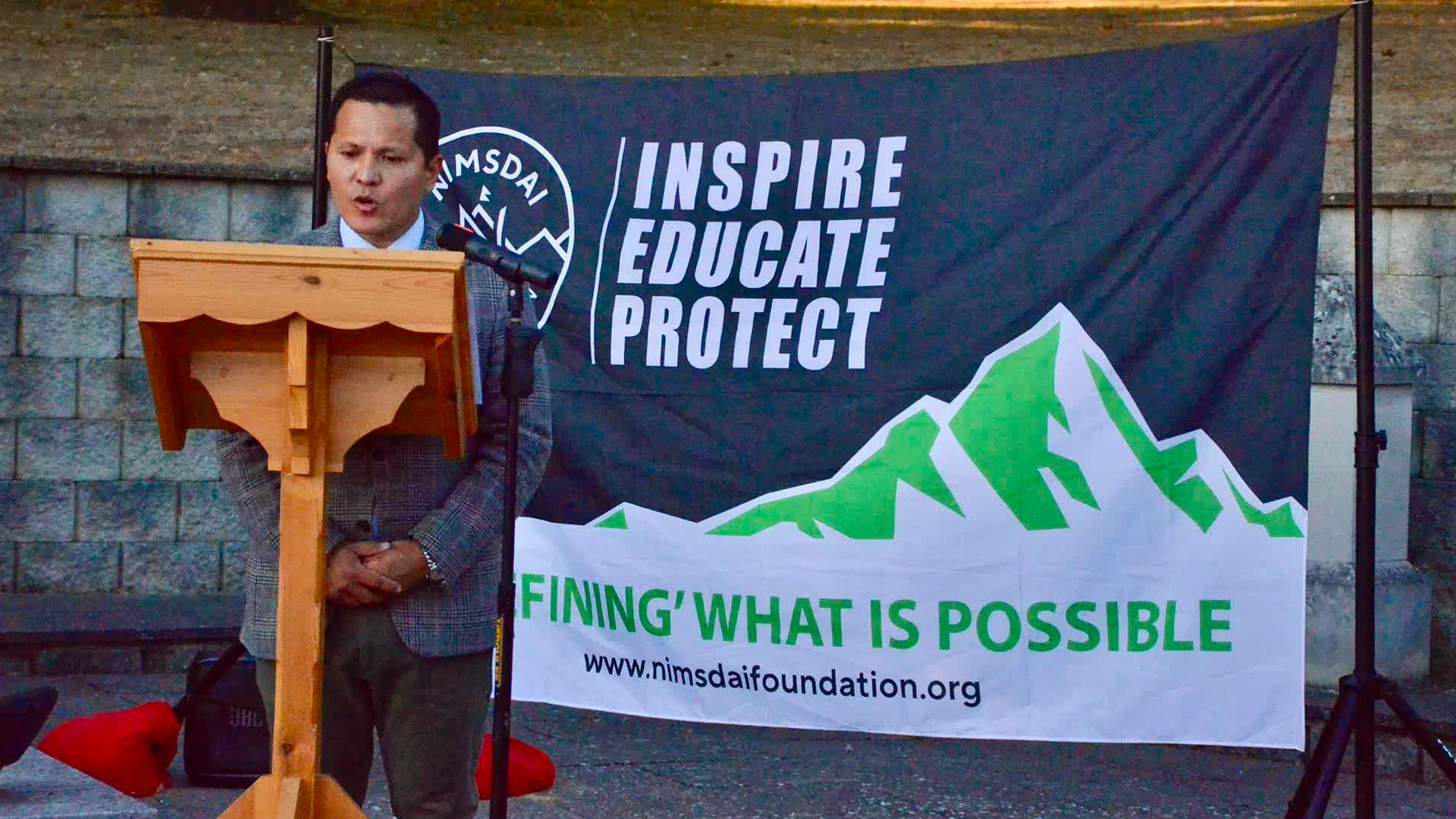 The Nimsdai Foundation works to empower communities, support education, protect the environment and provide disaster relief through mountaineering-inspired initiatives (Picture: BFBS)