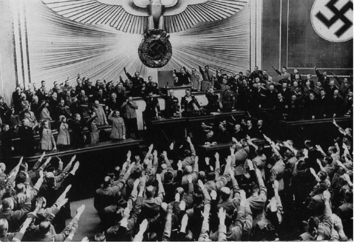Adolf Hitler at Nazi Conference. Hitler Triumphant book
