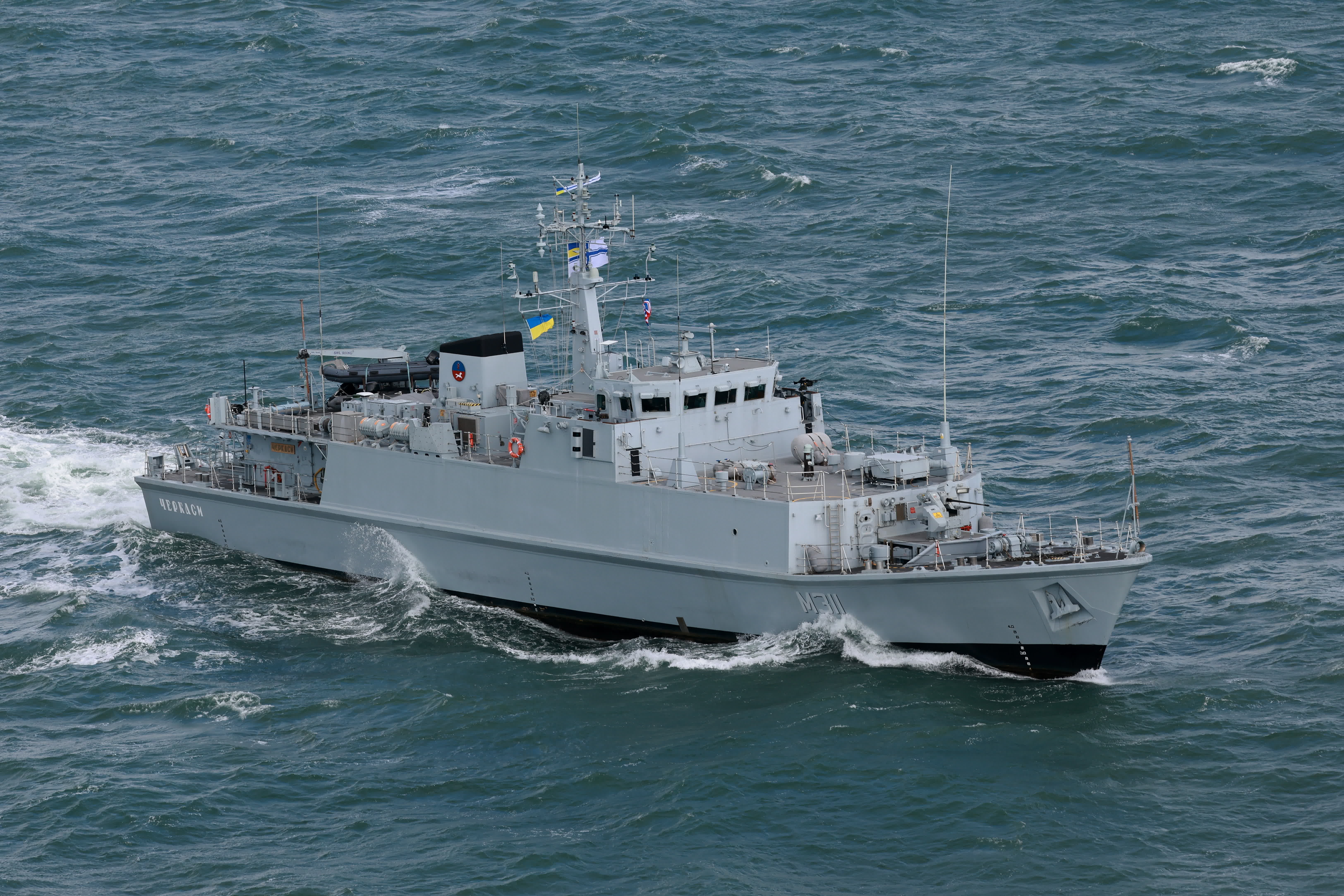  Cherkasy on exercise in Solent