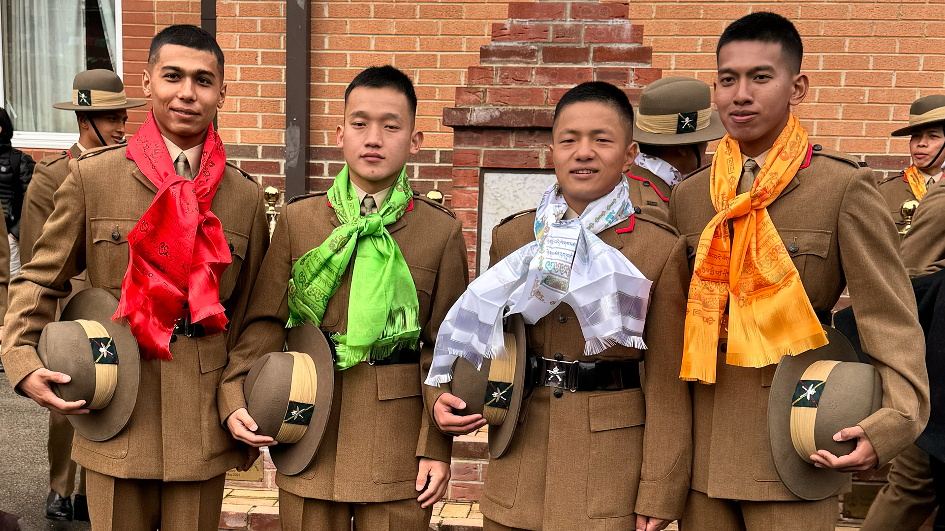 It was time for smiles and a few more photos after the parade