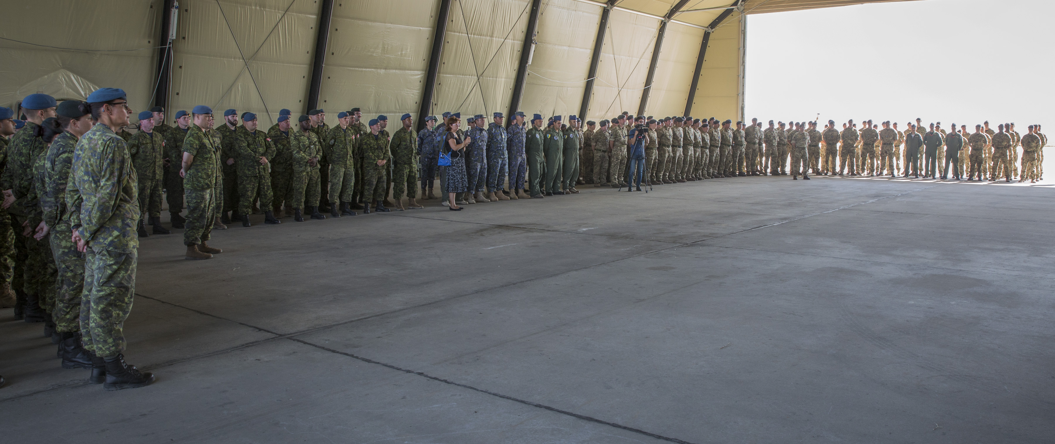 RAF hand over Romania policing duties to Canada 300818