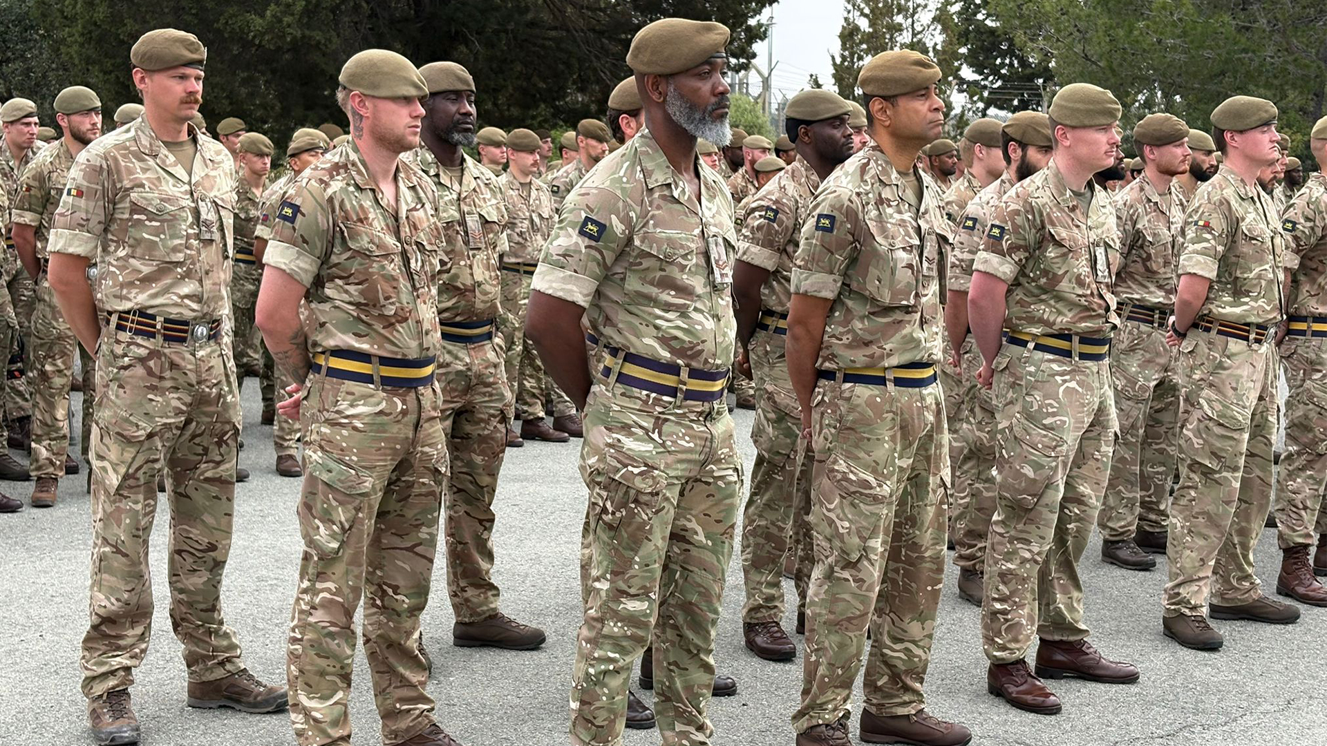 1 PWRR is a light role infantry battalion based in Episkopi, but will be moving to Woolwich Barracks in London in the summer (Picture: BFBS)
