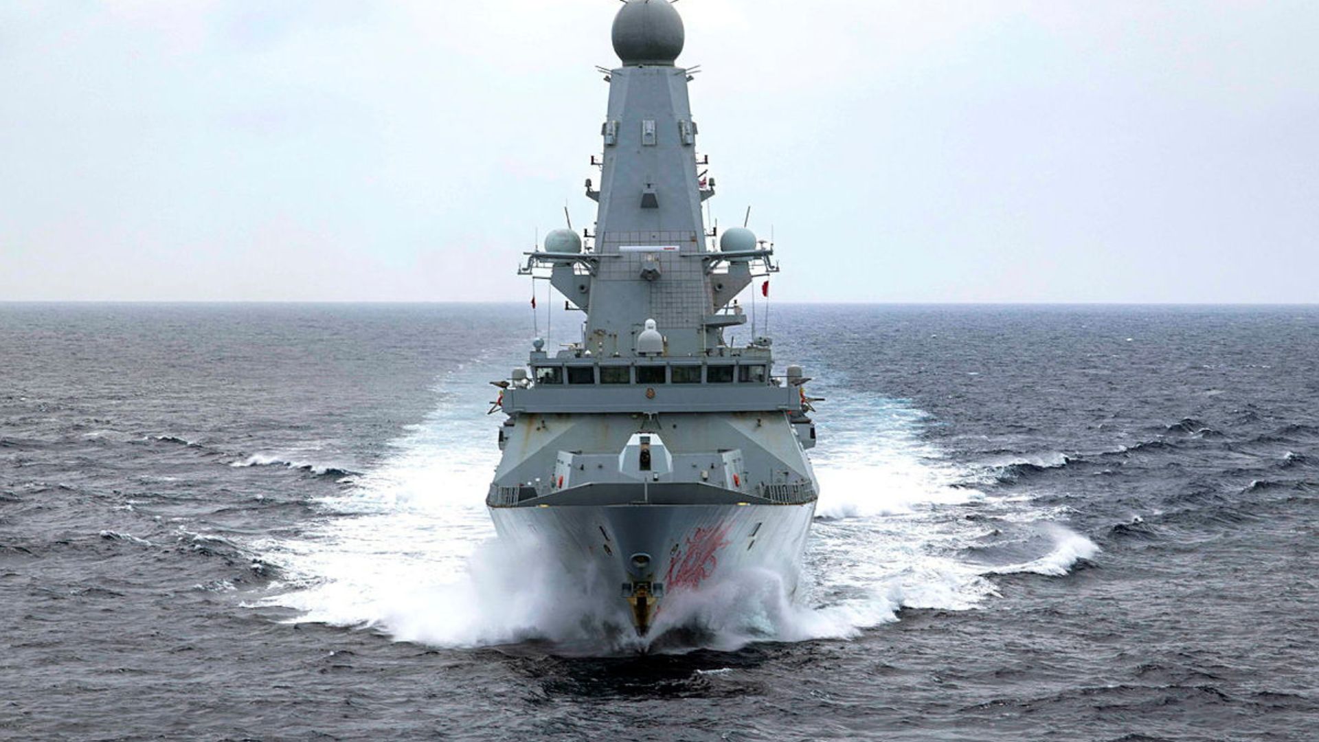 HMS Dragon, one of the Royal Navy's six Type 45 destroyers set to be replaced, in the Eastern Mediterranean (Picture: MOD)