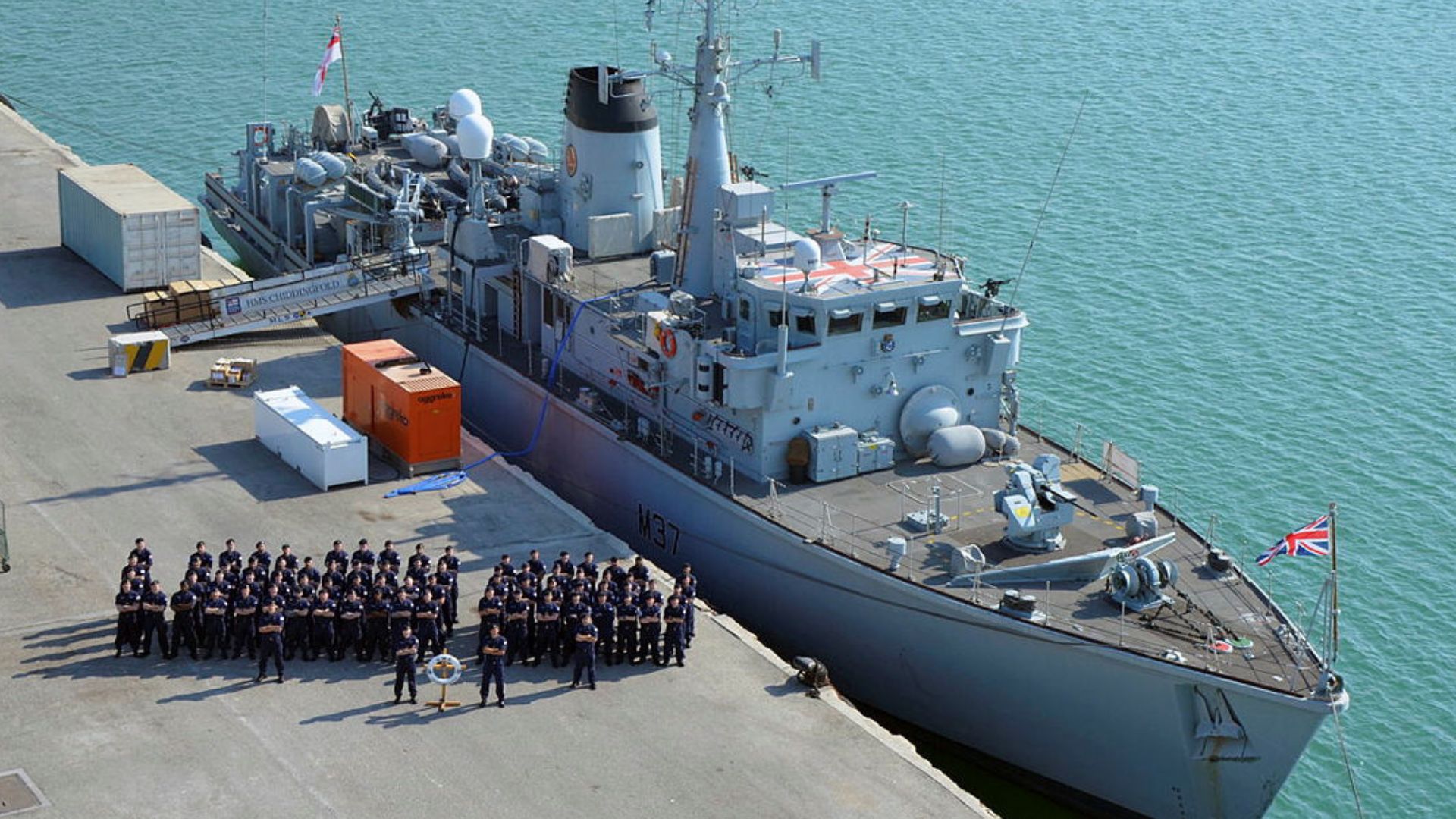 HMS Chiddingfold was commissioned into the Navy in June 1983 (Picture: Royal Navy)