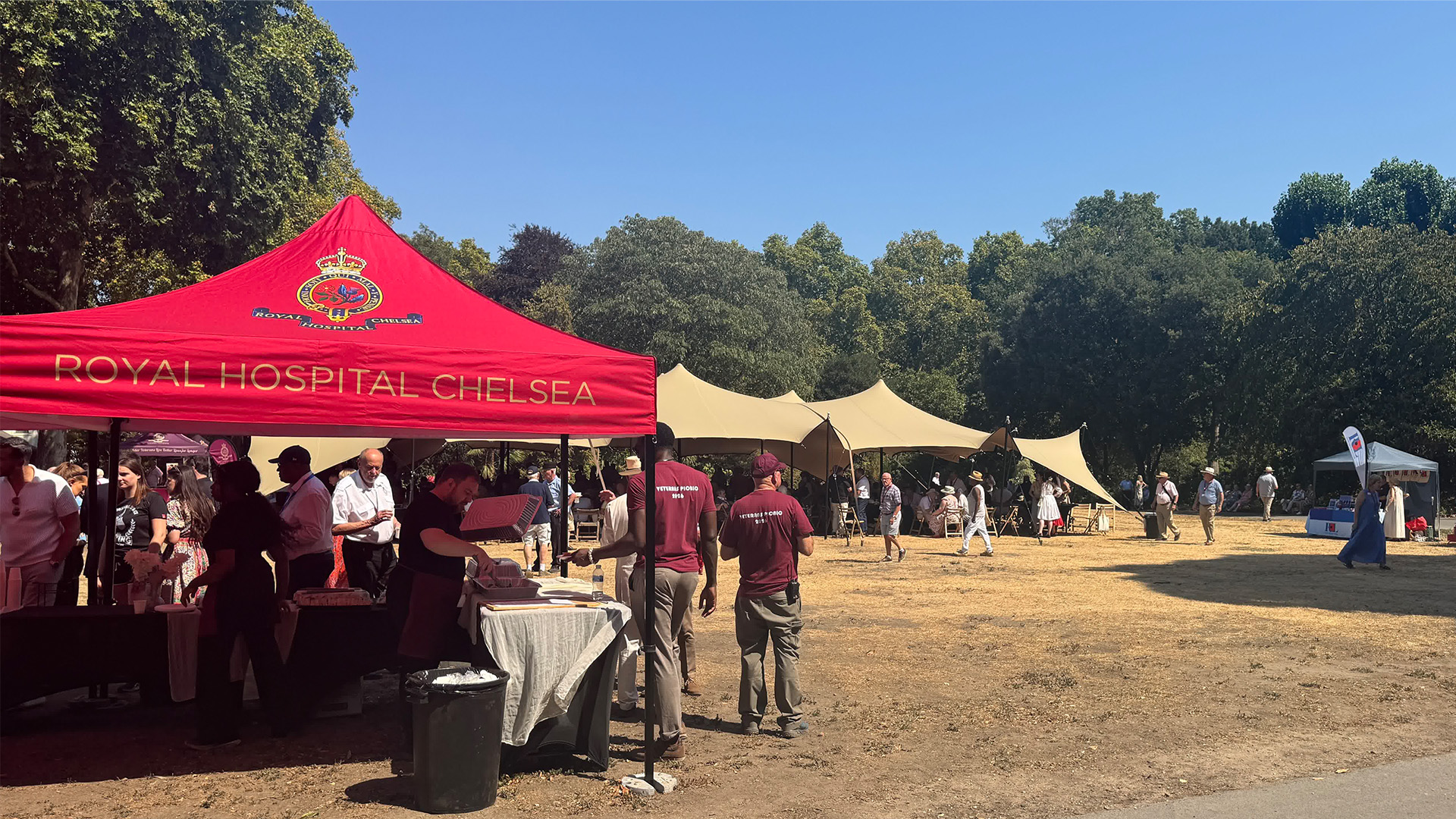 Around 500 veterans and guests gathered for the picnic, which was the largest event yet in its four-year history (Picture: BFBS)