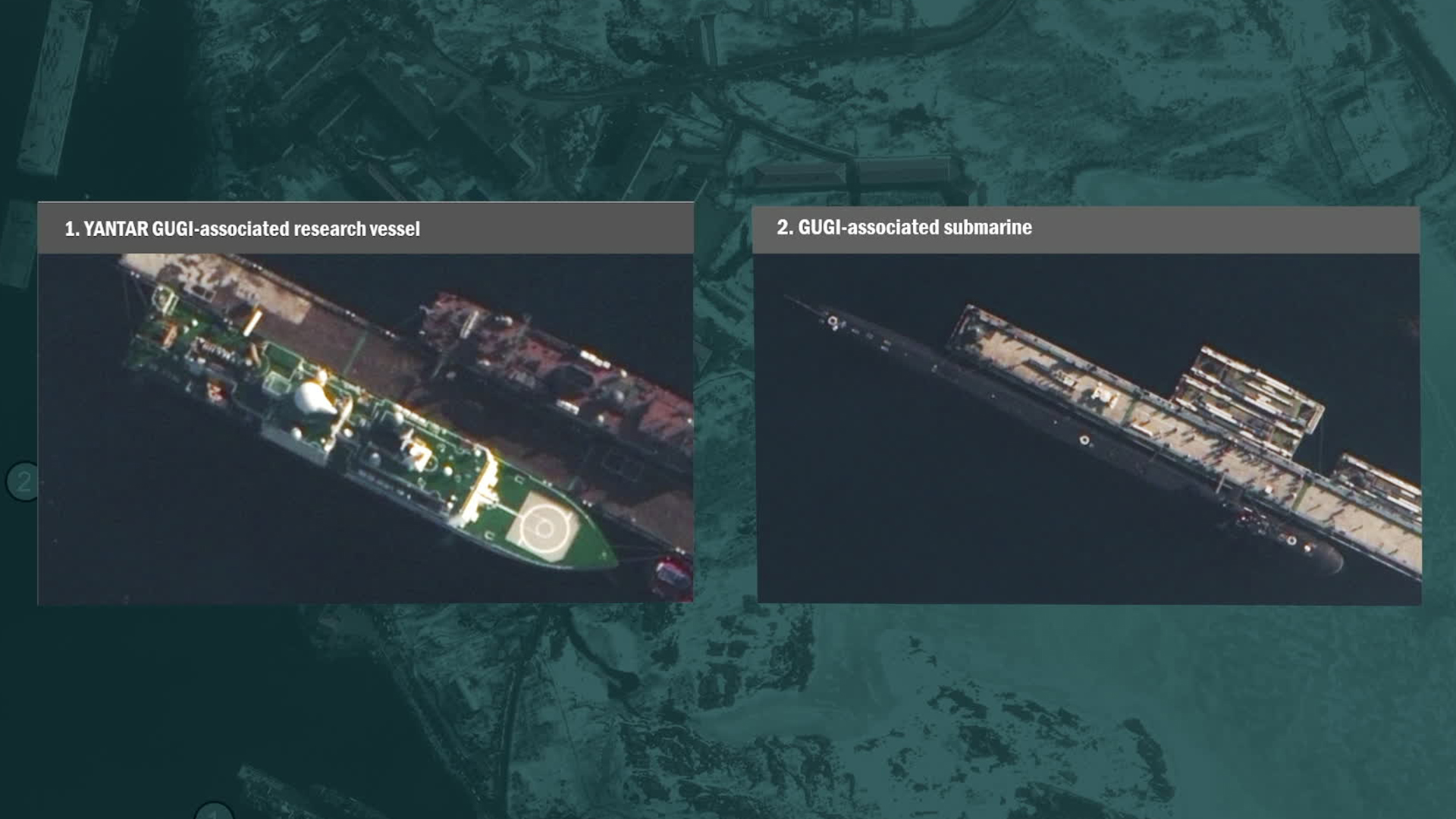 GUGI vessels have been seen operating around UK waters - and according to unnamed Western officials, around Svalbard too Picture: BFBS/MOD)