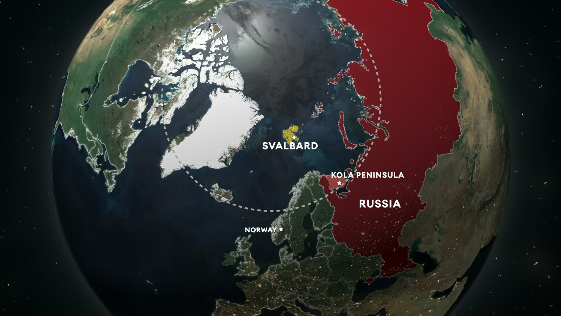 Not only is Svalbard within easy reach of the Russian navy's Northern Fleet, but Russian people already have the right to be there (Picture: BFBS)