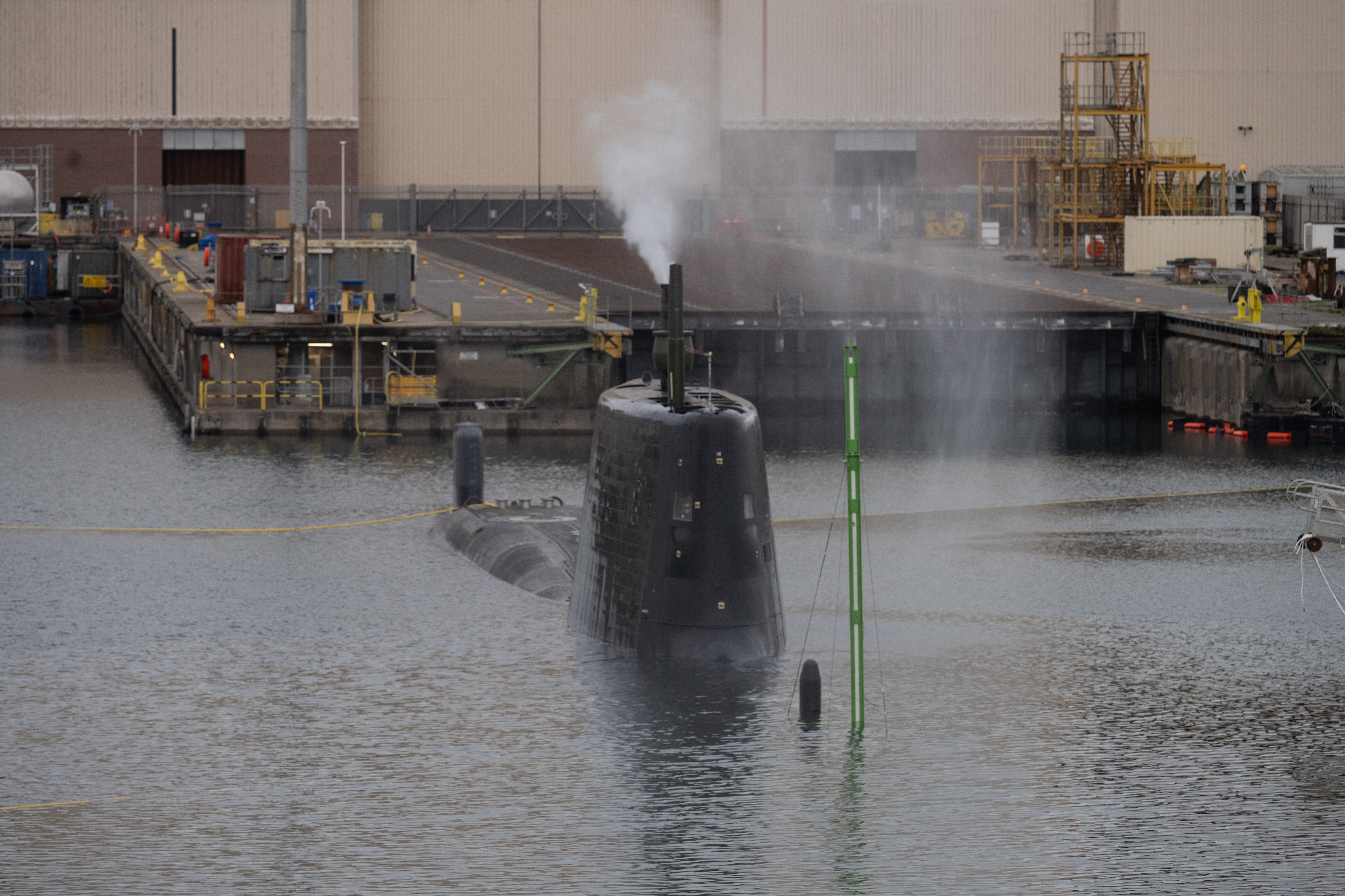 The 3-day trim dive tested the submarines stability, watertight integrity and buoyancy