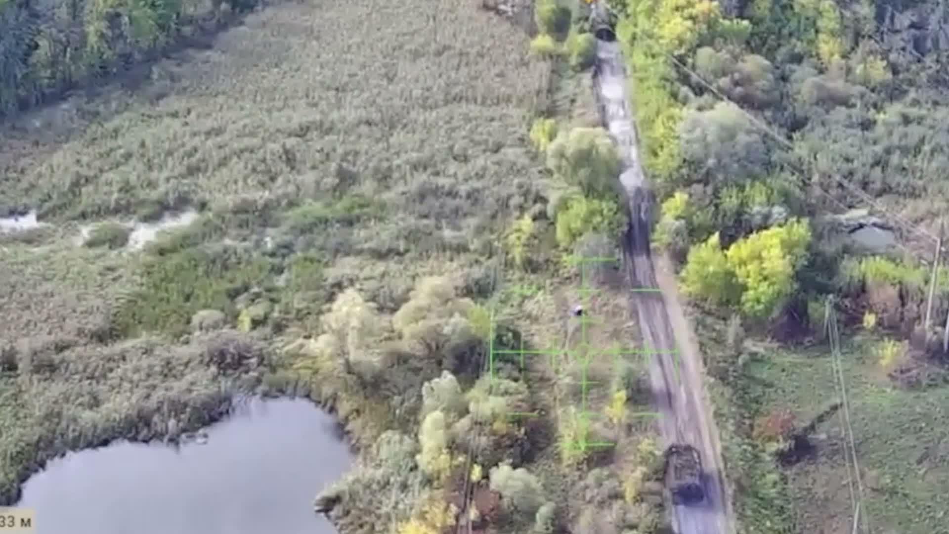 Throughout the mission, Ukrainian operators watch on large screens in a control room (Picture: YouTube Code 9.2)