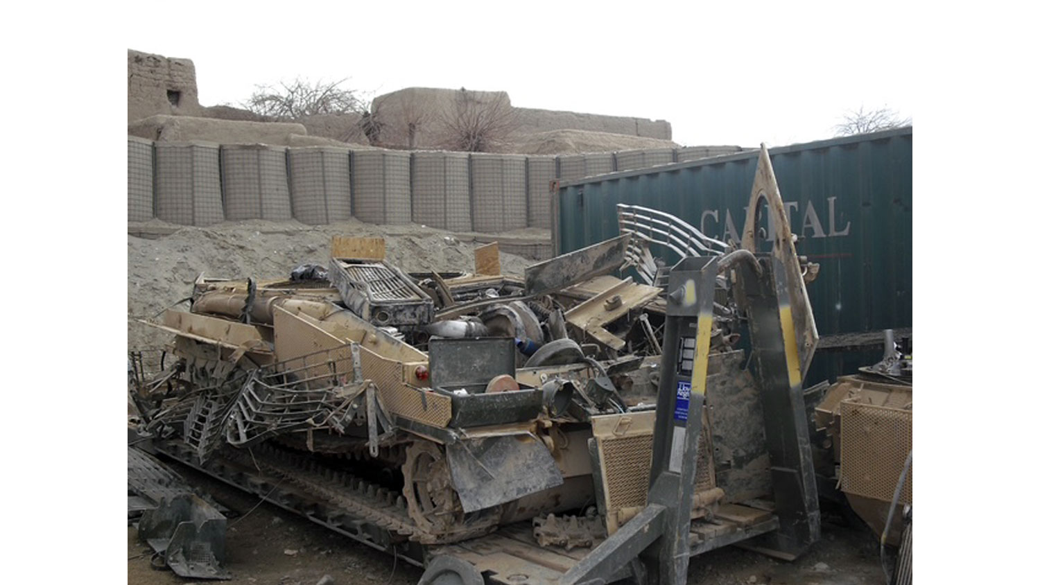 141125 This is the CVR(T) Scimitar light tank Trooper Corie Mapp was in when the IED exploded 3 CREDIT Corie Mapp