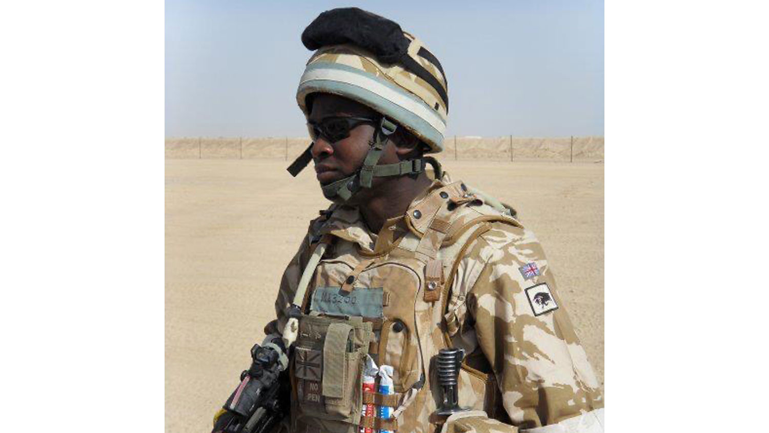141125 Trooper Corie Mapp pictured in Afghanistan before Jan 2010 CREDIT Corie Mapp