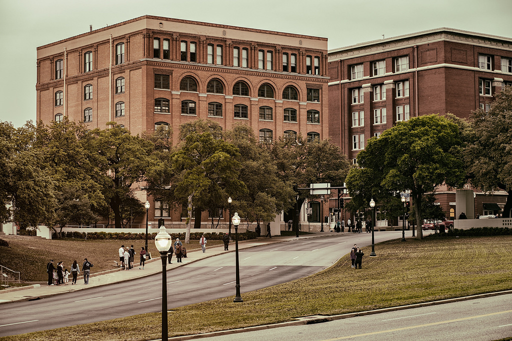 Dealey Plaza, where Kennedy was shot