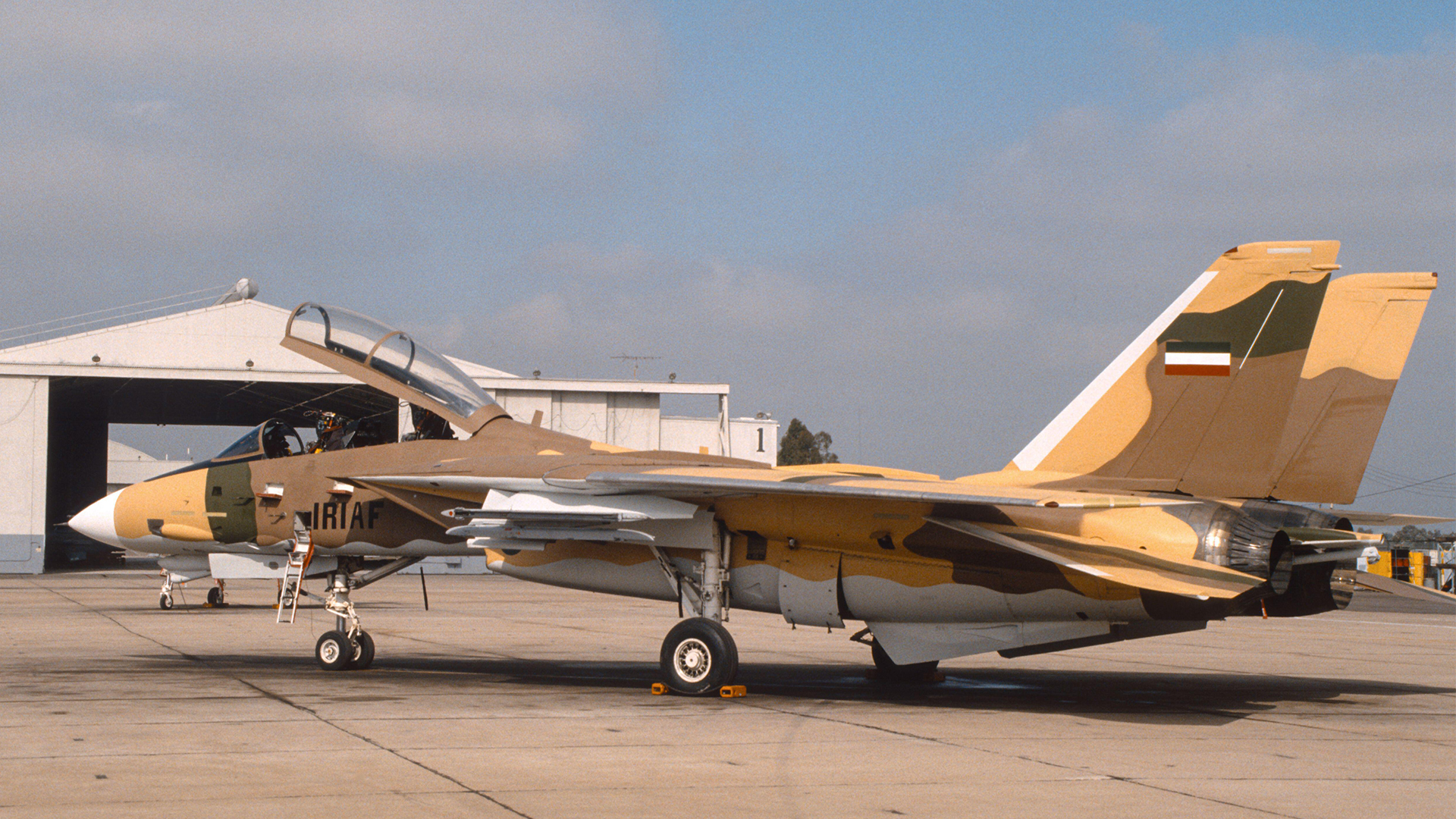 This particular F-14 was meant to have been the 80th Tomcat sent to Iran, but after the revolution it ended up at the real US Navy Top Gun at Miramar in San Diego CREDIT Alamy 