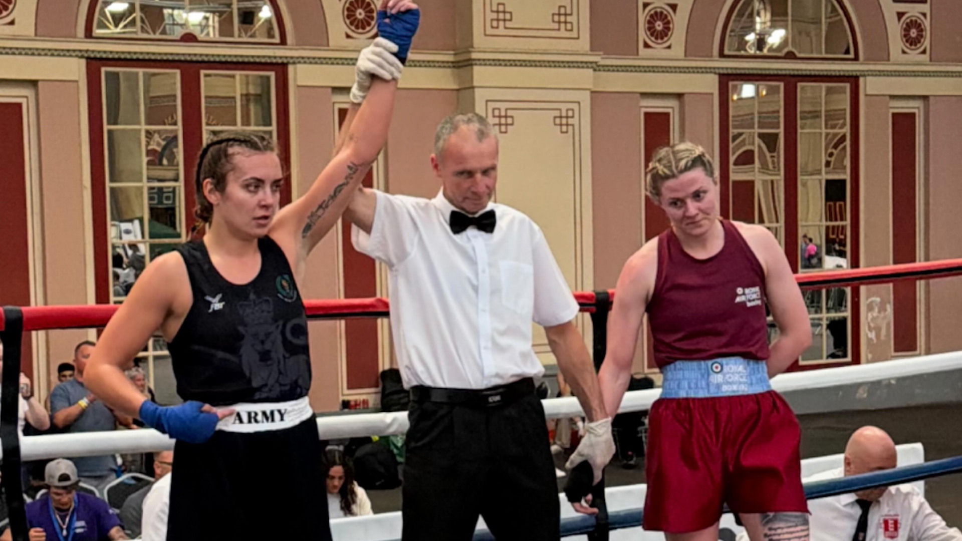 15062026 Terri-Leigh Stewart and Frankie Lyall Haringey Box Cup CREDIT Army Boxing.jpg