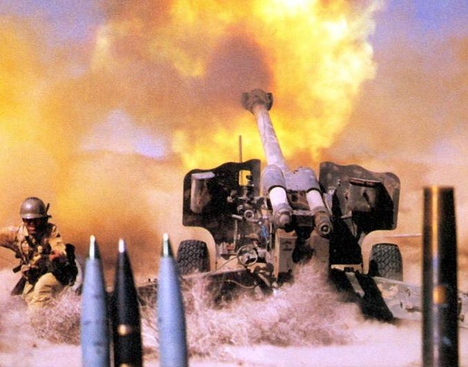 Iraq artillery weapons iran-iraq war