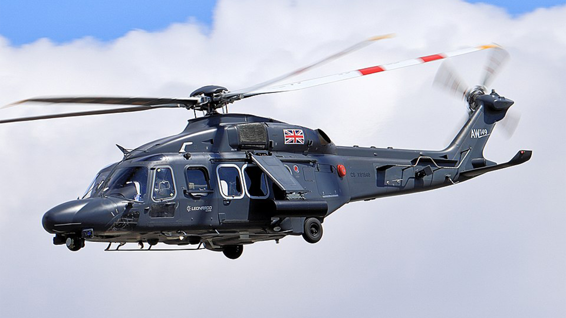 The AW149 made its first flight in 2009, with this particular example being seen at the Royal International Air Tattoo in 2022