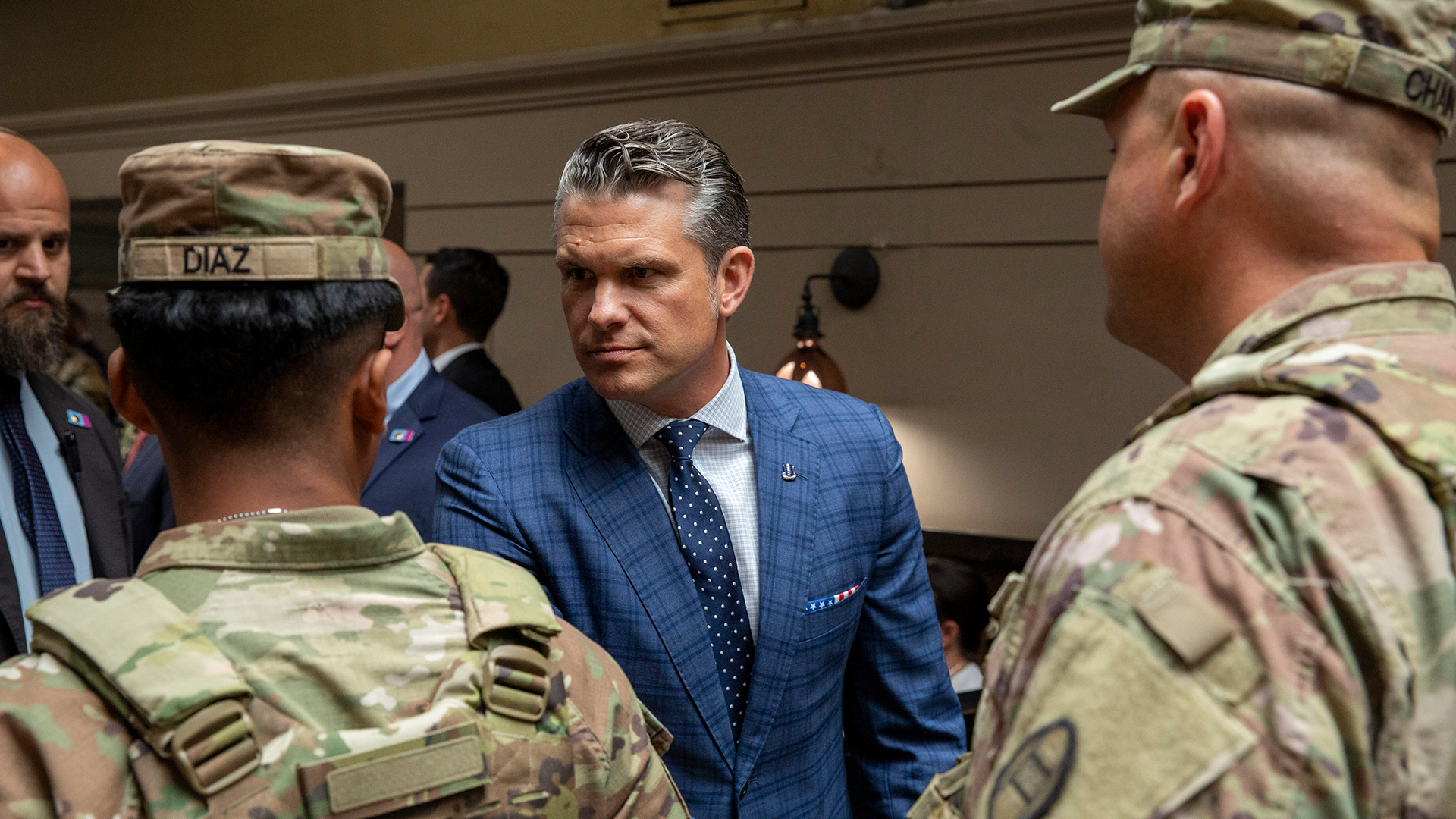 Secretary of War Pete Hegseth has said US military personnel must be "clean shaven and neat in presentation" (Picture: DVIDS)