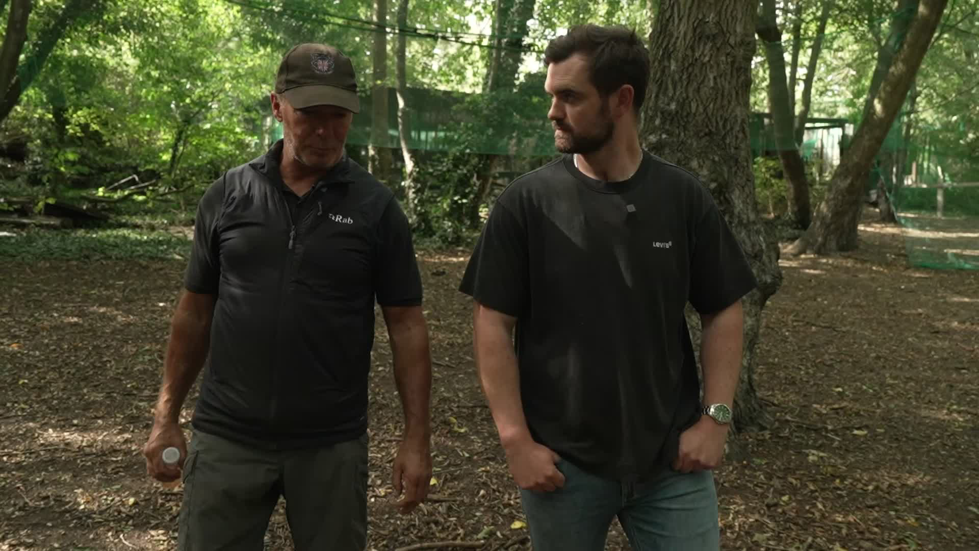 There are certain qualities in military personnel that make them ideally suited to a career in close protection, Mr Watts (left) said (Picture: BFBS)