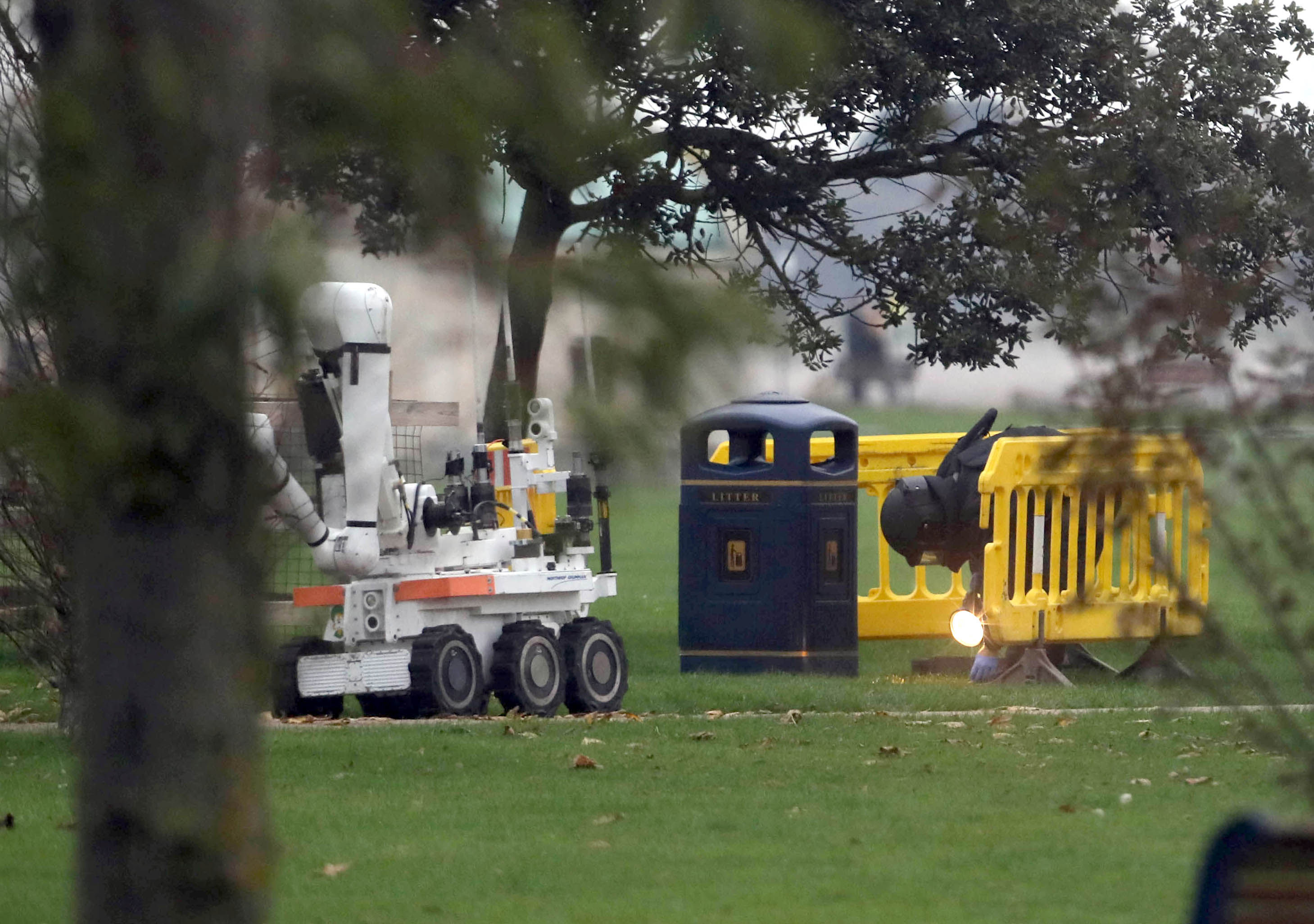 Southsea Bomb Disposal Firework Bin