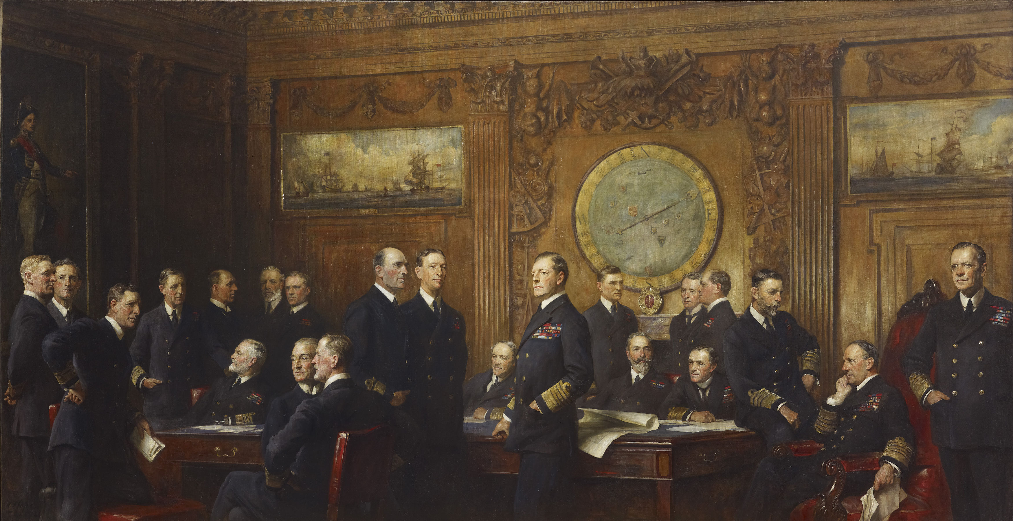 Naval Officers of World War 1, by Sir Arthur Stockdale Cope in 1921