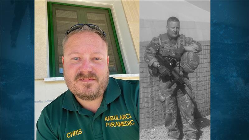 Chris Brogan, who suffers with Complex Post-Traumatic Stress Disorder from his time in Iraq, spoke of the importance of reflection and remembrance