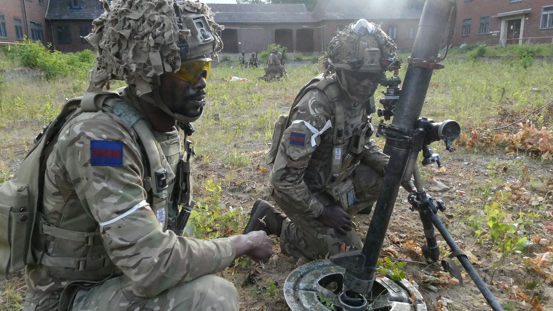 More than a thousand soldiers travelled by a specially chartered ferry to get to 'the front' (Picture: BFBS)